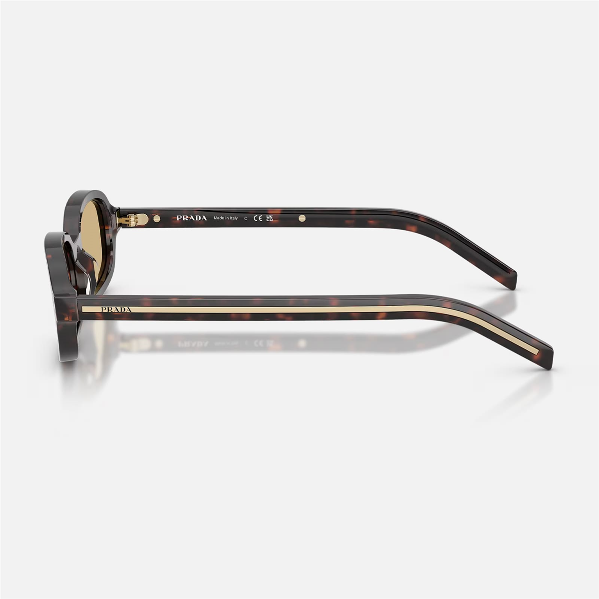 Prada PR D06S 17N70R 50 Havana Unisex Güneş Gözlüğü | Brandeyes