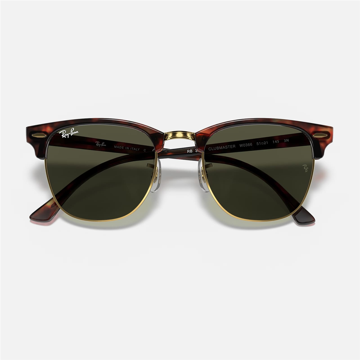 Ray-Ban Clubmaster RB 3016 W0366 51 - Havana Unisex Güneş Gözlüğü