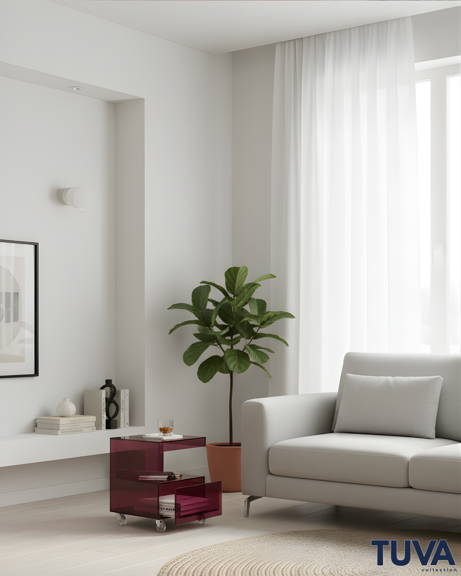 BREATHE | Çok Amaçlı Çekmeceli Modern Komodin & Yan Sehpa | TUVA Yeni Nesil Mobiya