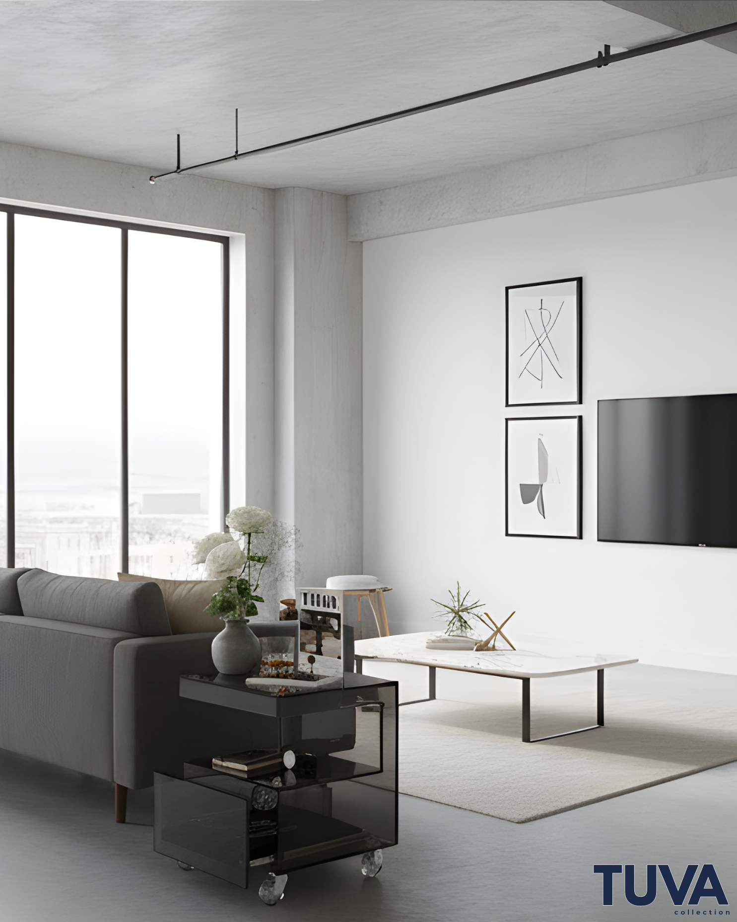 BREATHE | Çok Amaçlı Çekmeceli Modern Komodin & Yan Sehpa | TUVA Yeni Nesil Mobiya