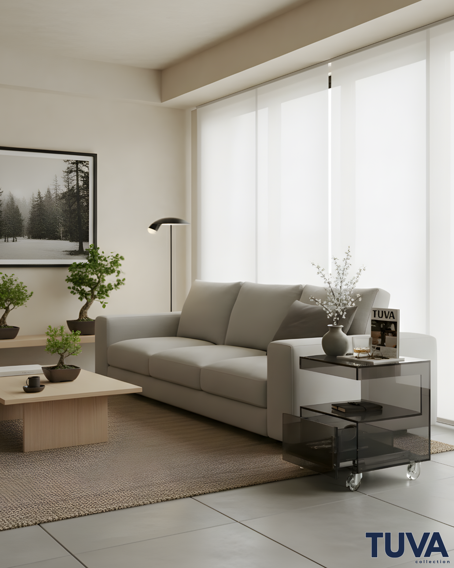 BREATHE | Çok Amaçlı Çekmeceli Modern Komodin & Yan Sehpa | TUVA Yeni Nesil Mobiya