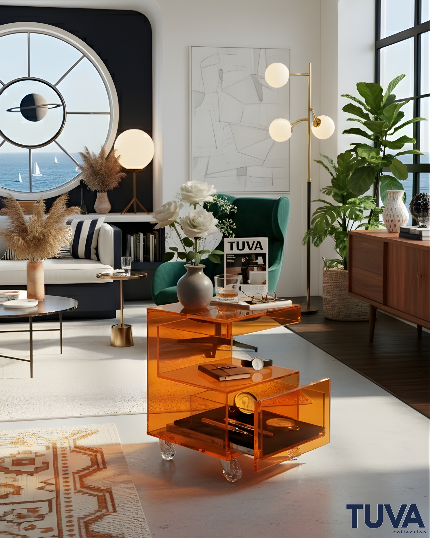 BREATHE | Çok Amaçlı Çekmeceli Modern Komodin & Yan Sehpa | TUVA Yeni Nesil Mobiya