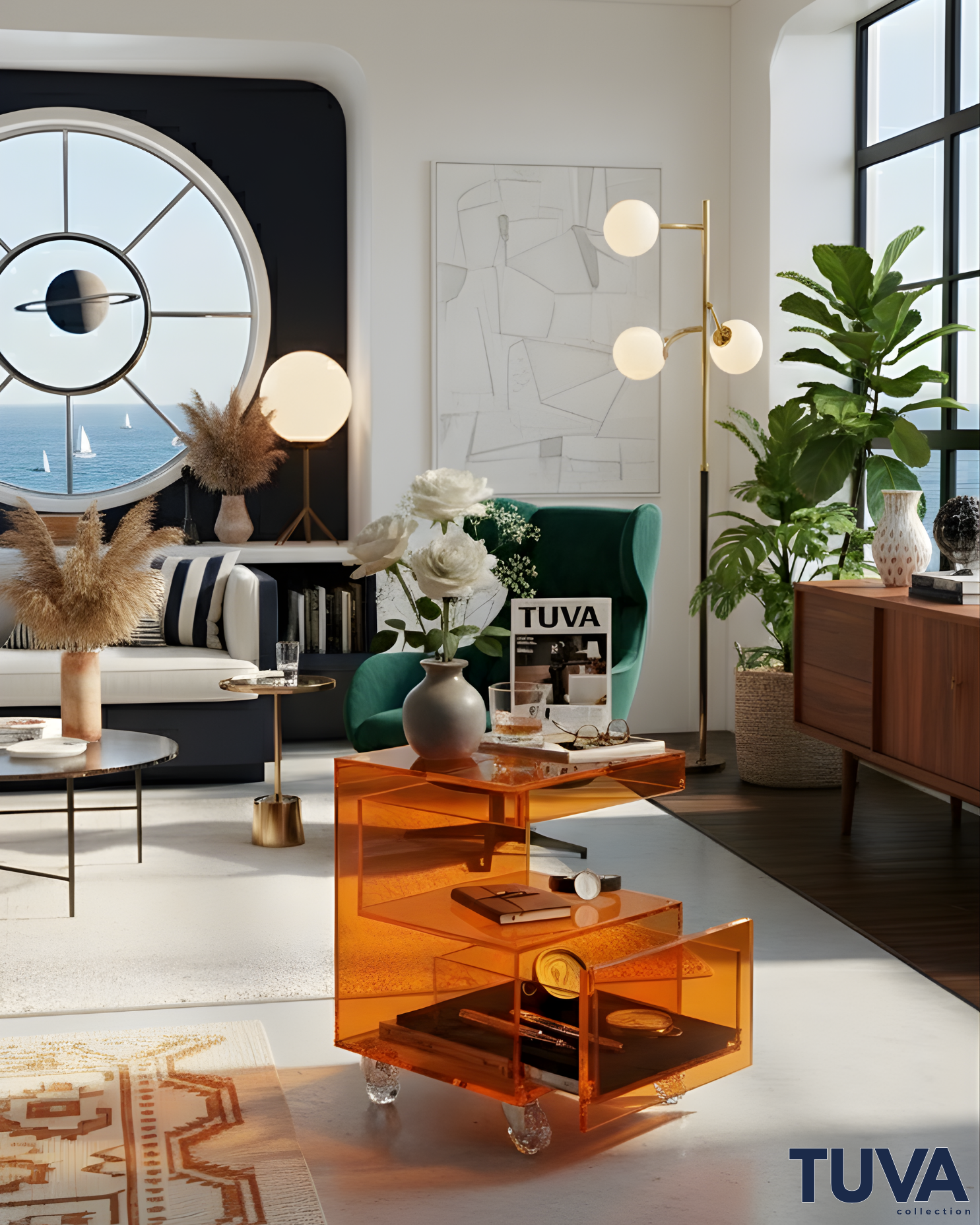 BREATHE | Çok Amaçlı Çekmeceli Modern Komodin & Yan Sehpa | TUVA Yeni Nesil Mobiya