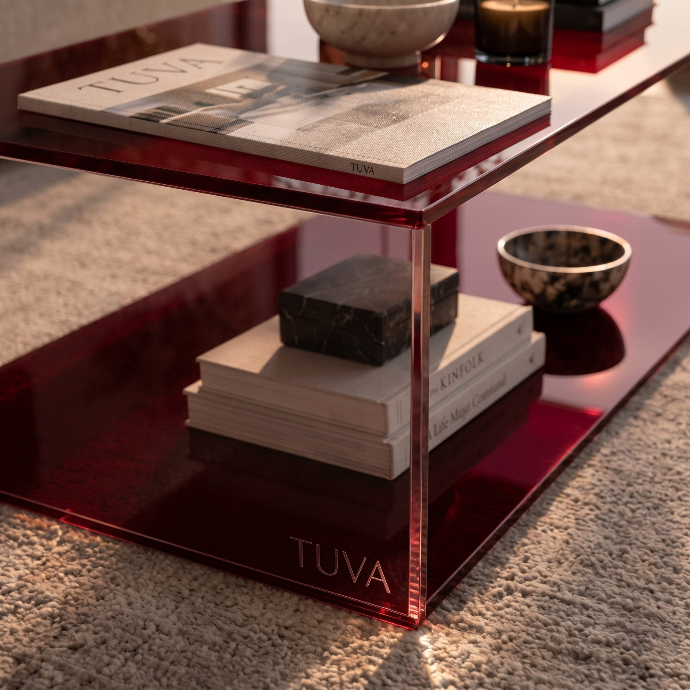 CUBAVIA | Akrilik Orta Sehpa | Yeni Nesil Mobilya
