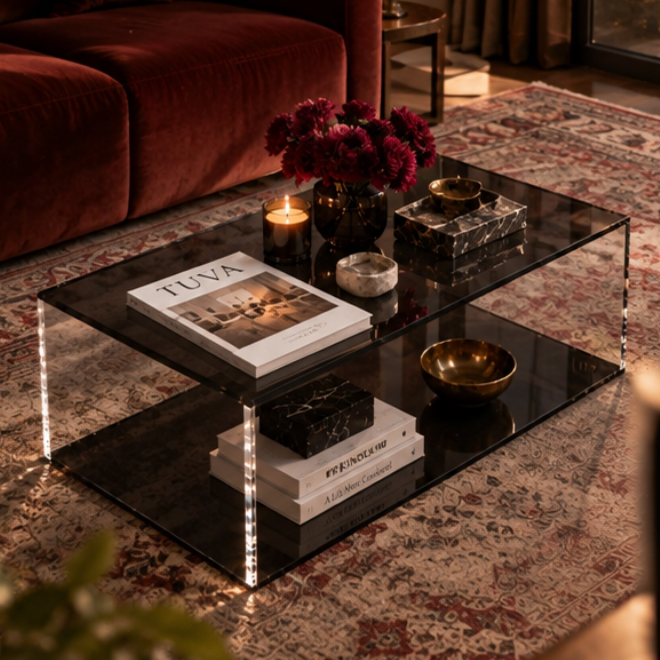 CUBAVIA | Akrilik Orta Sehpa | Yeni Nesil Mobilya