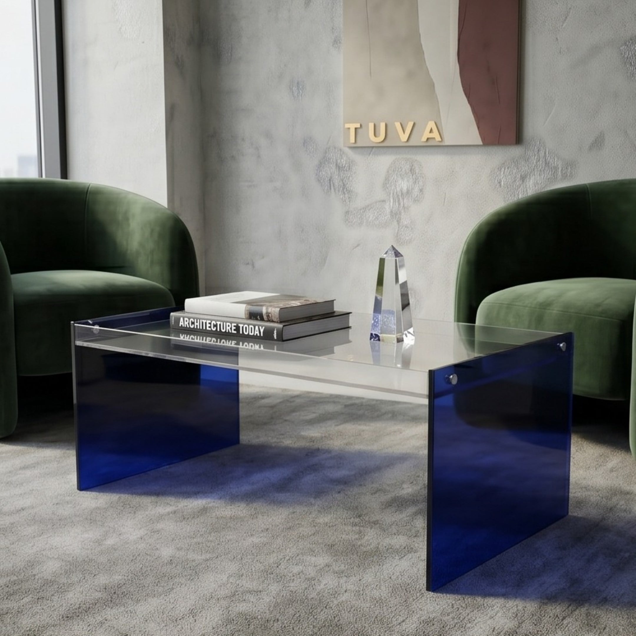 ELENZA Silhouette | Tepsi Raf Model Modern Orta Sehpa | TUVA Silhouette Collection