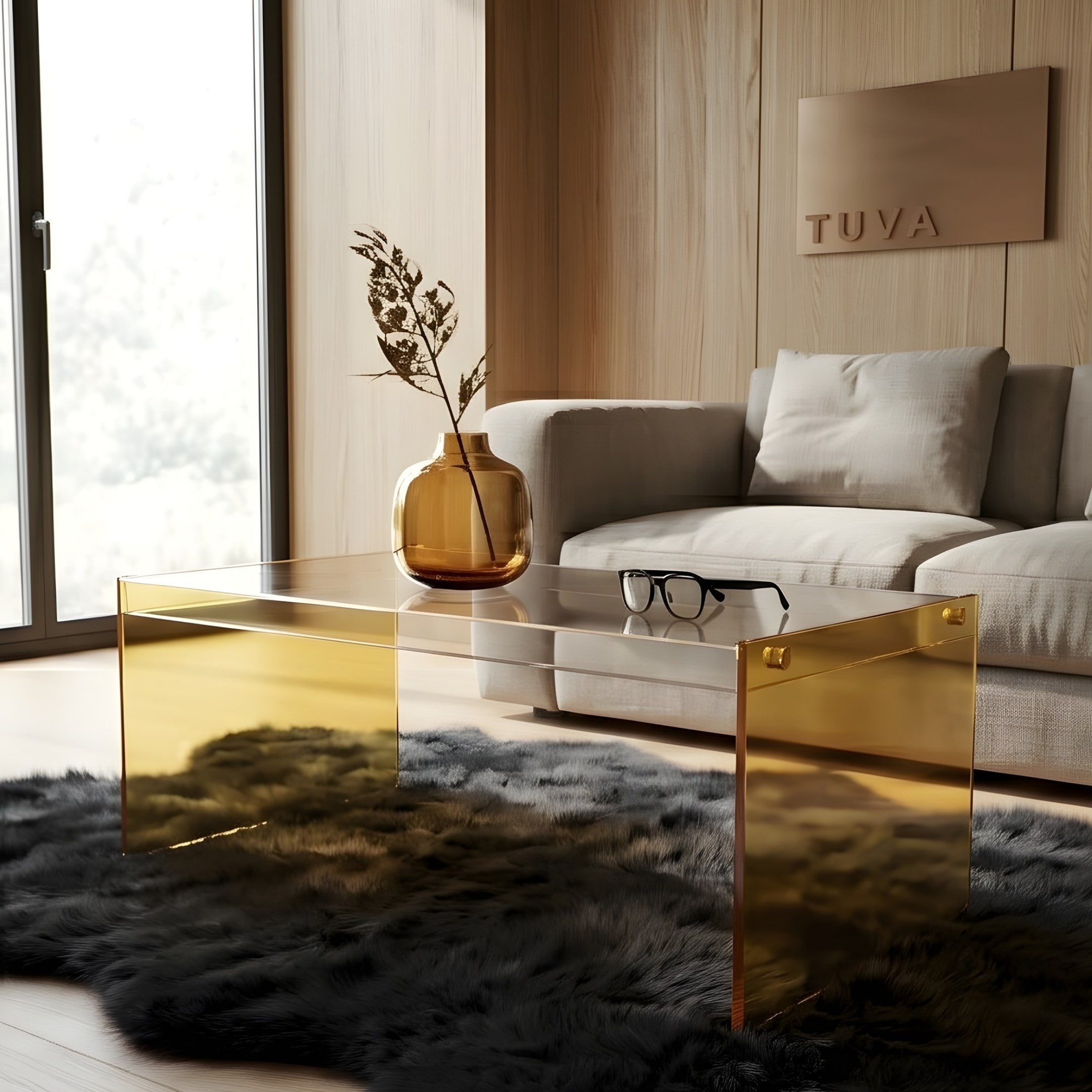 ELENZA Silhouette | Tepsi Raf Model Modern Orta Sehpa | TUVA Silhouette Collection