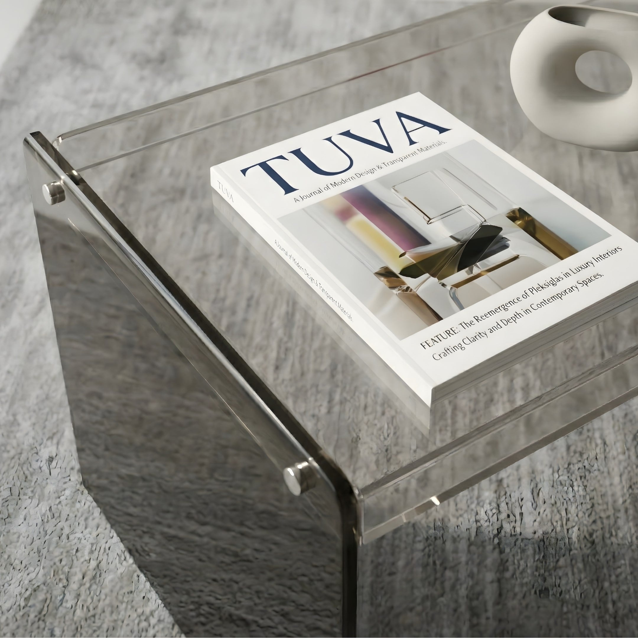 ELENZA Silhouette | Tepsi Raf Model Modern Orta Sehpa | TUVA Silhouette Collection