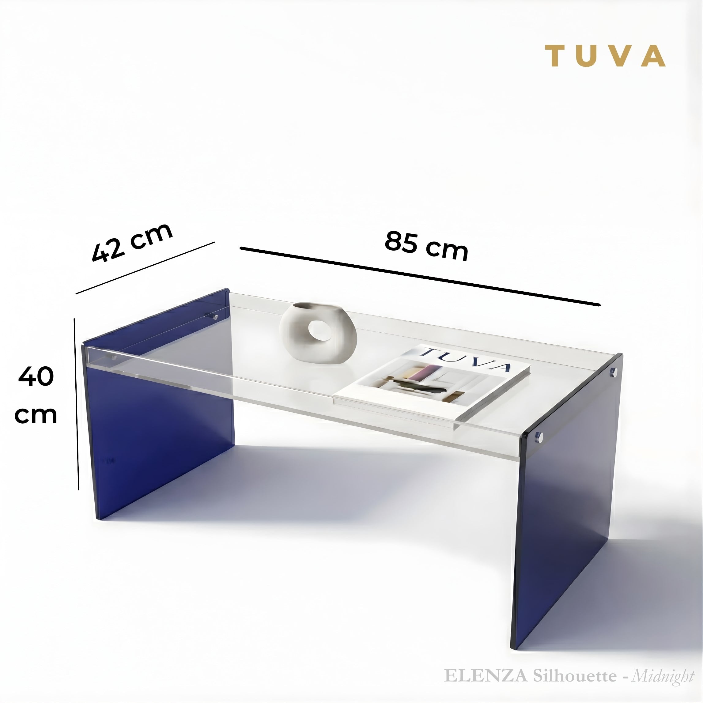 ELENZA Silhouette | Tepsi Raf Model Modern Orta Sehpa | TUVA Silhouette Collection