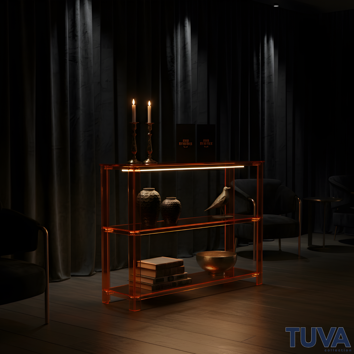 ELEVANT | Üç Raflı TV Ünitesi & Şifonyer Komodin | Tuva Yeni Nesil Mobilya & Eleva Collection