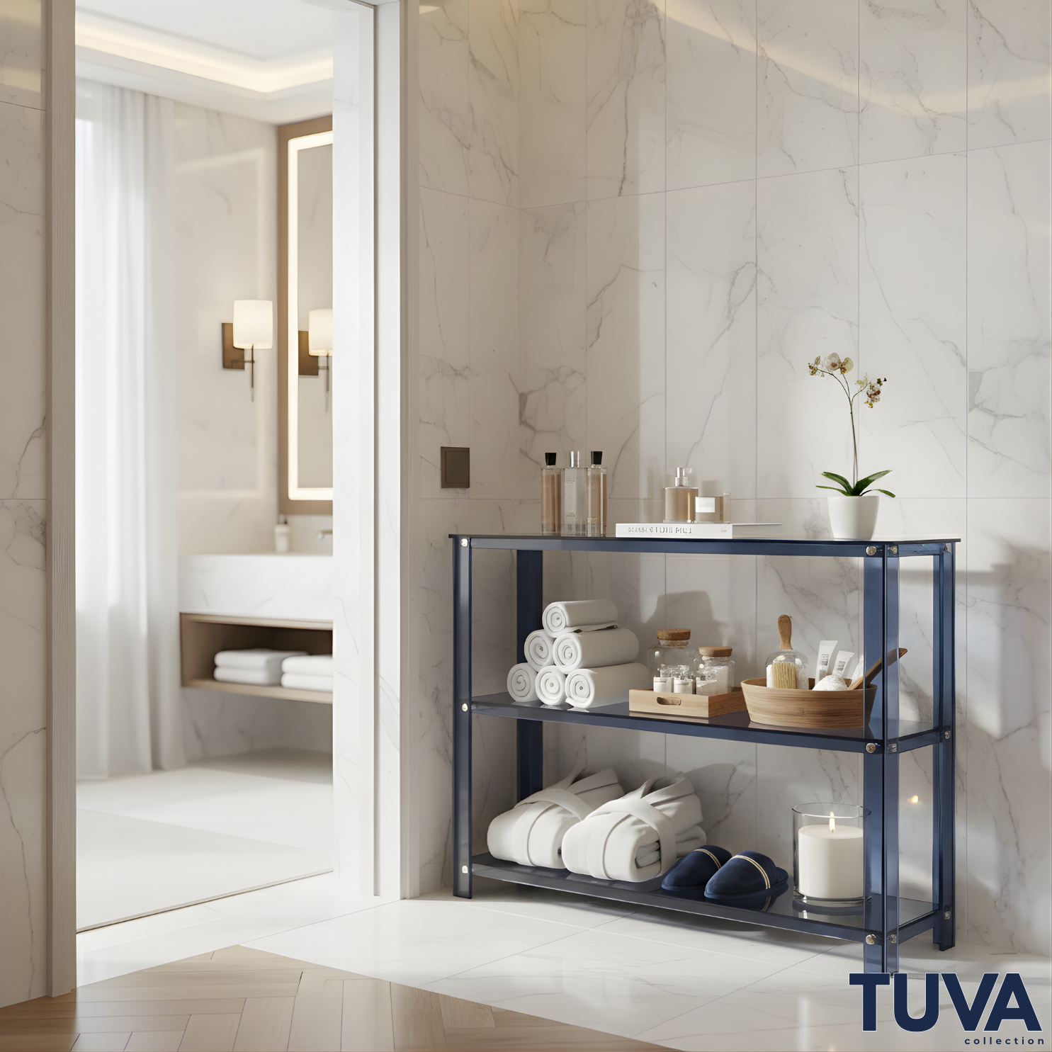 ELEVANT | Üç Raflı TV Ünitesi & Şifonyer Komodin | Tuva Yeni Nesil Mobilya & Eleva Collection