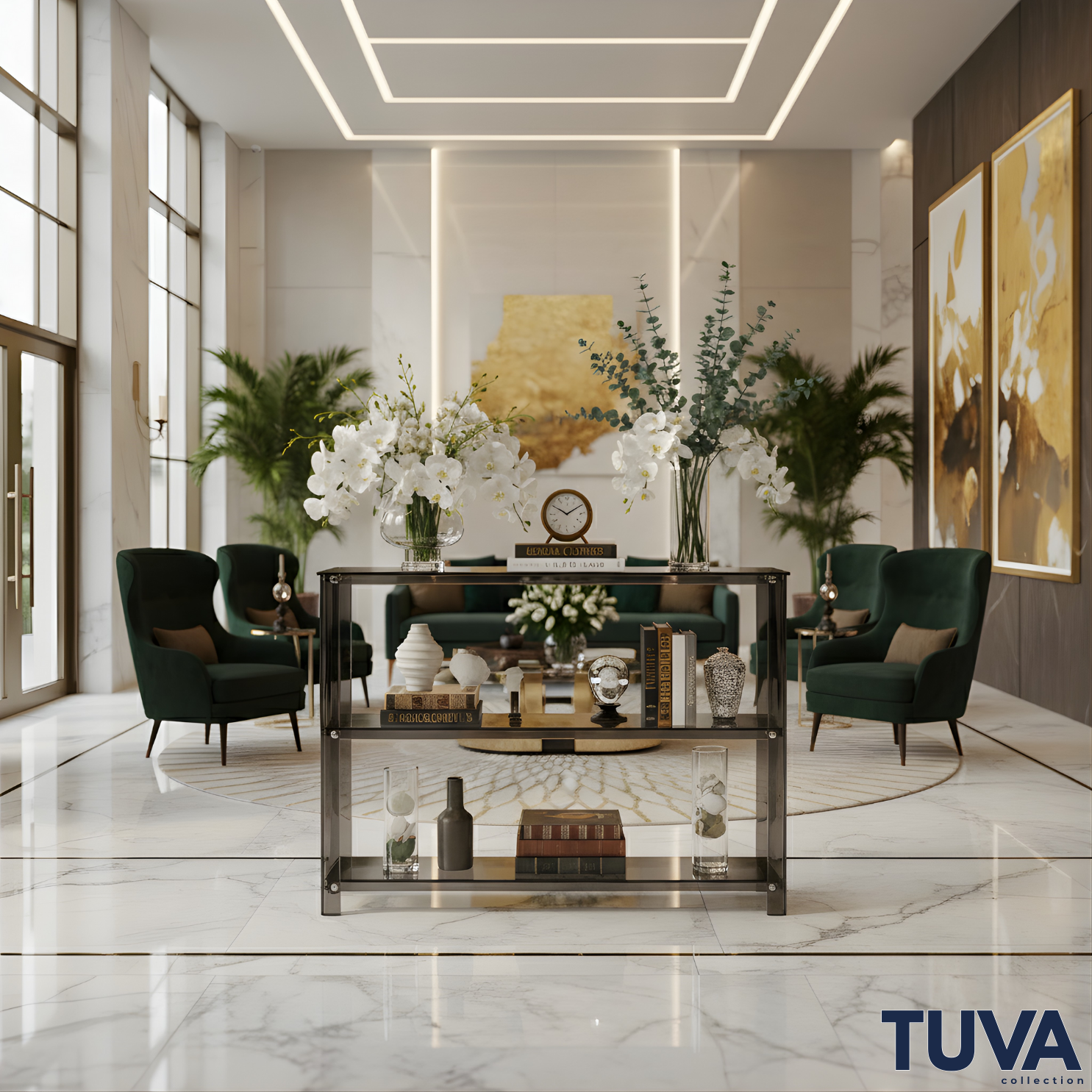 ELEVANT | Üç Raflı TV Ünitesi & Şifonyer Komodin | Tuva Yeni Nesil Mobilya & Eleva Collection