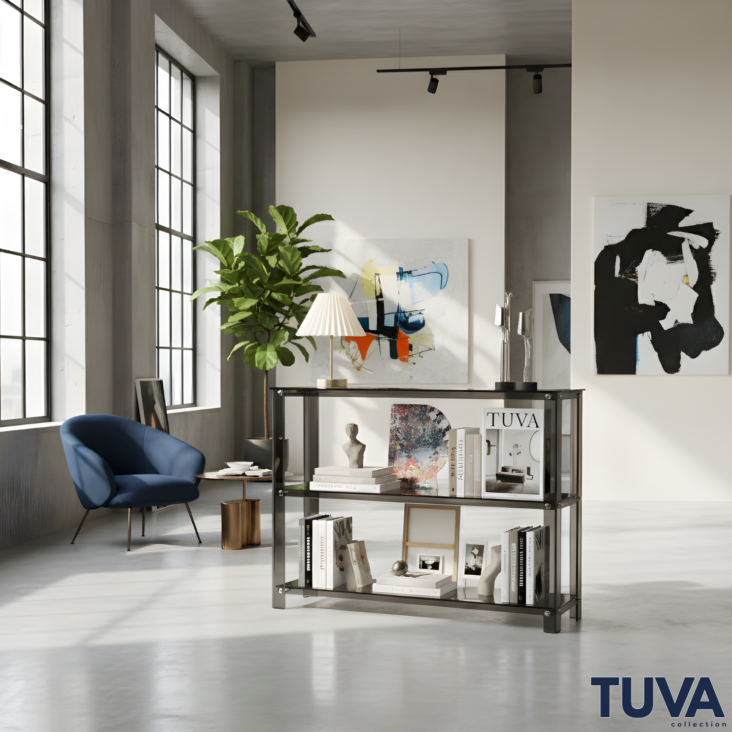 ELEVANT | Üç Raflı TV Ünitesi & Şifonyer Komodin | Tuva Yeni Nesil Mobilya & Eleva Collection