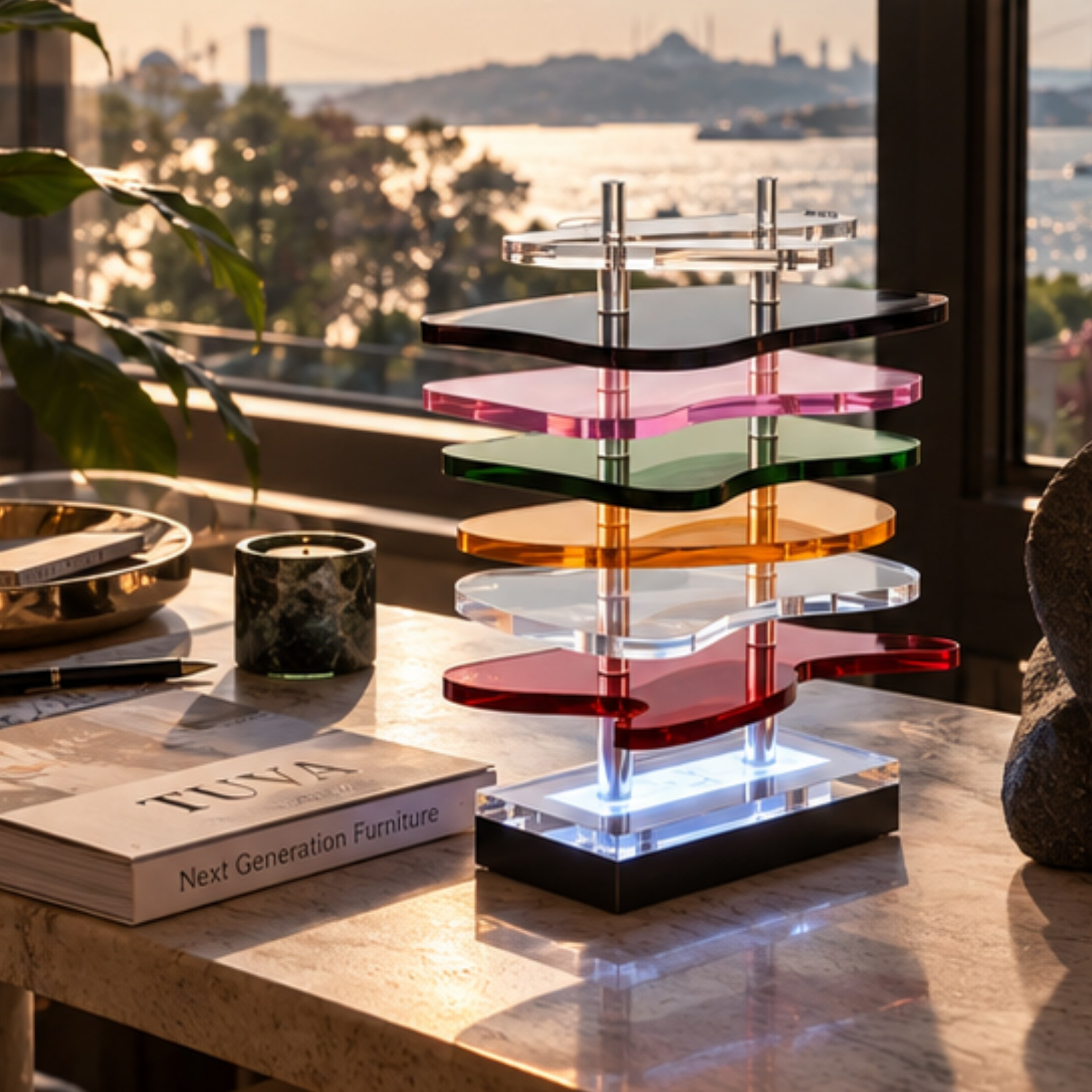 FLUX | Akrilik LED Masa Lambası 