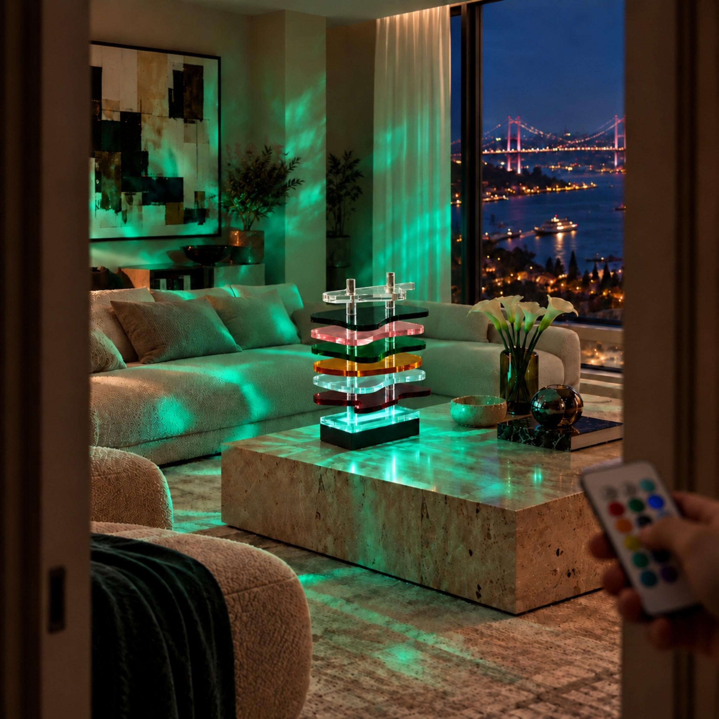 FLUX | Akrilik LED Masa Lambası 