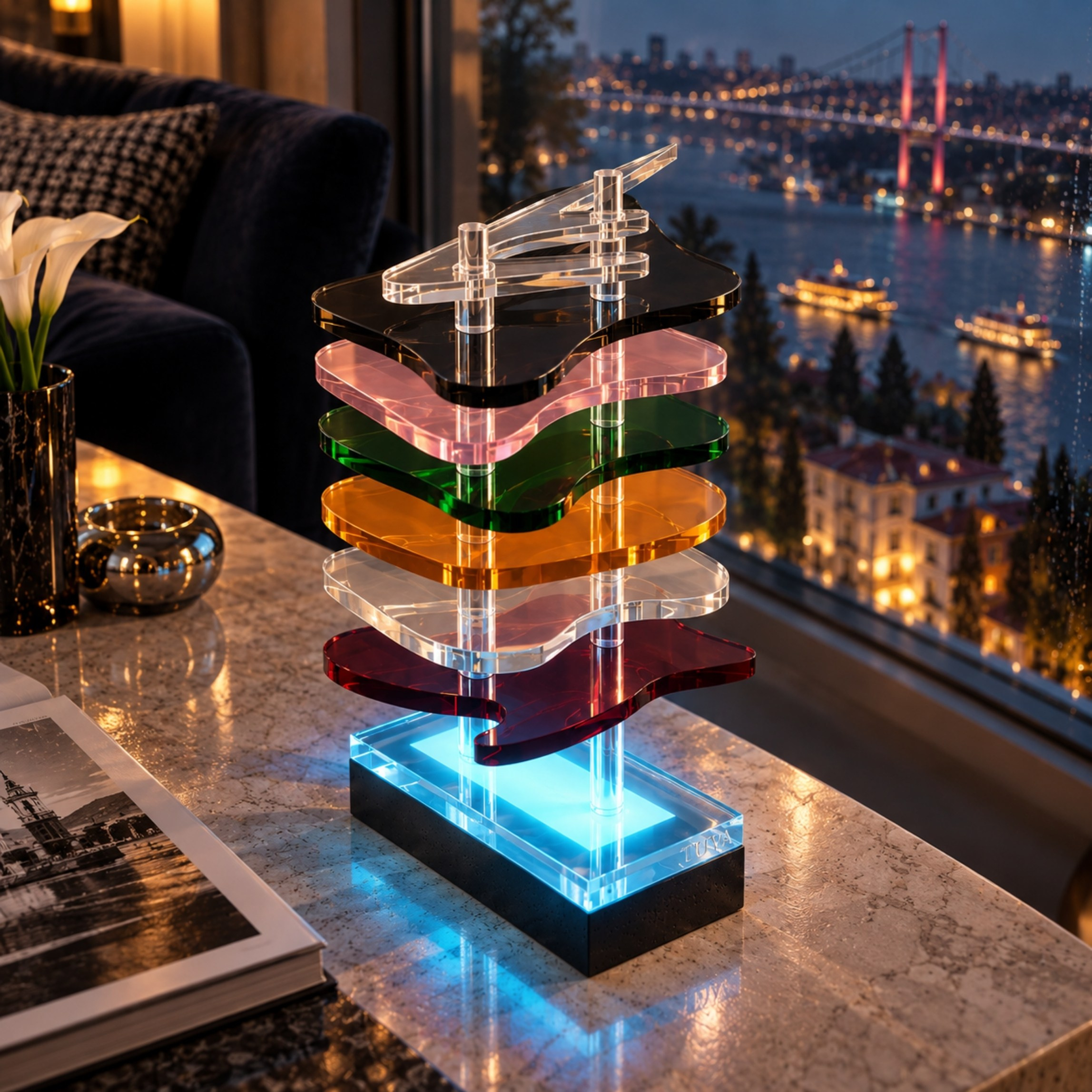 FLUX | Akrilik LED Masa Lambası 
