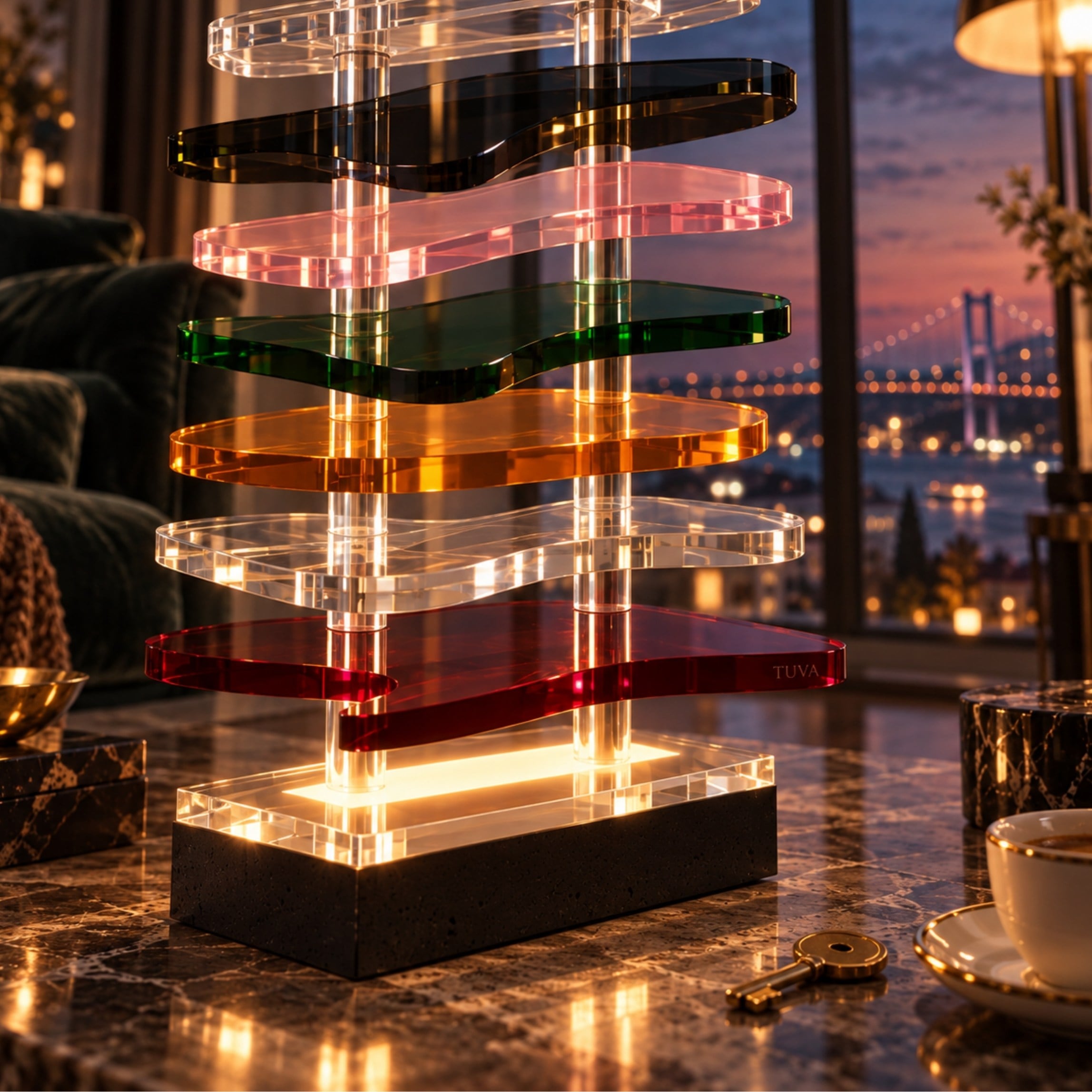 FLUX | Akrilik LED Masa Lambası 