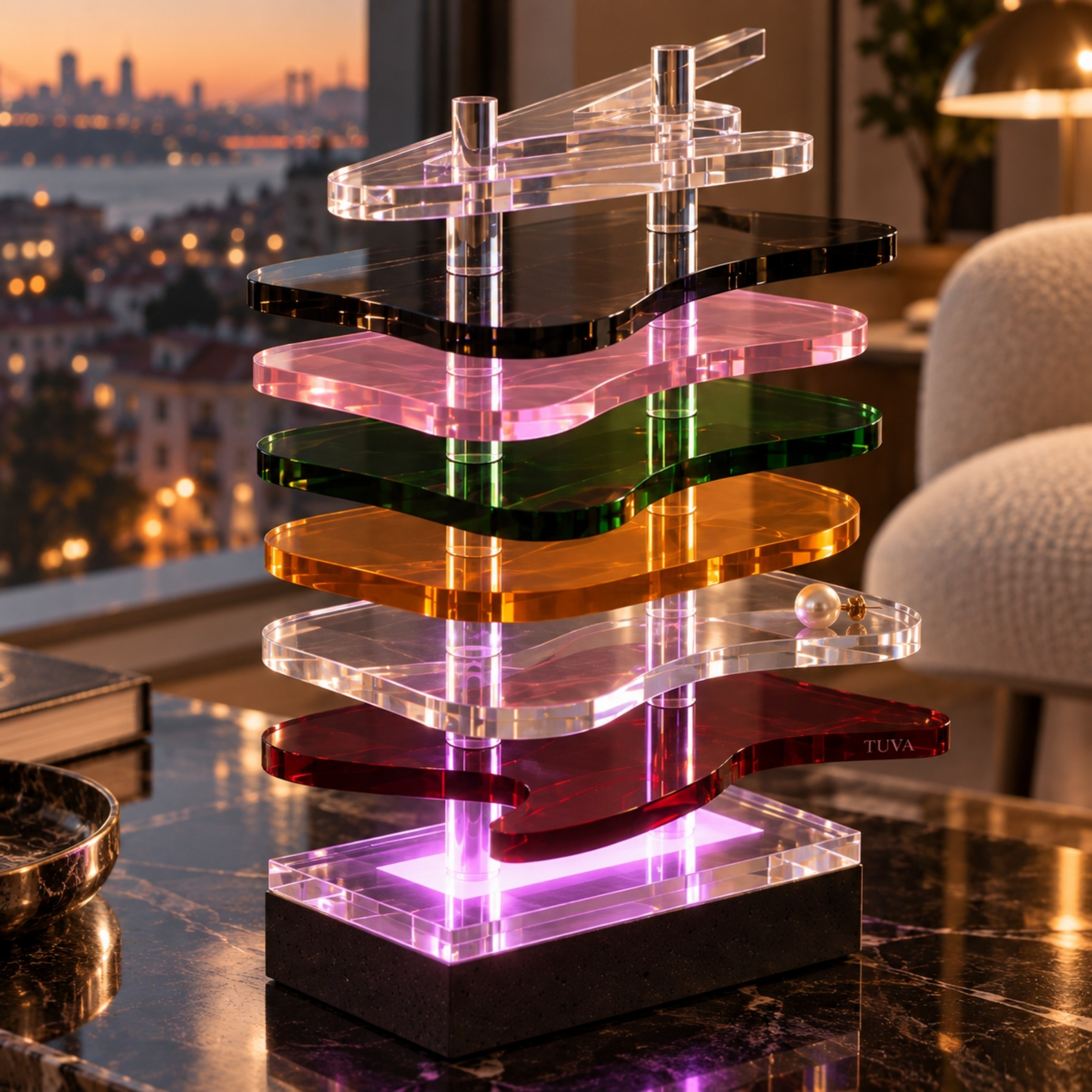 FLUX | Akrilik LED Masa Lambası 