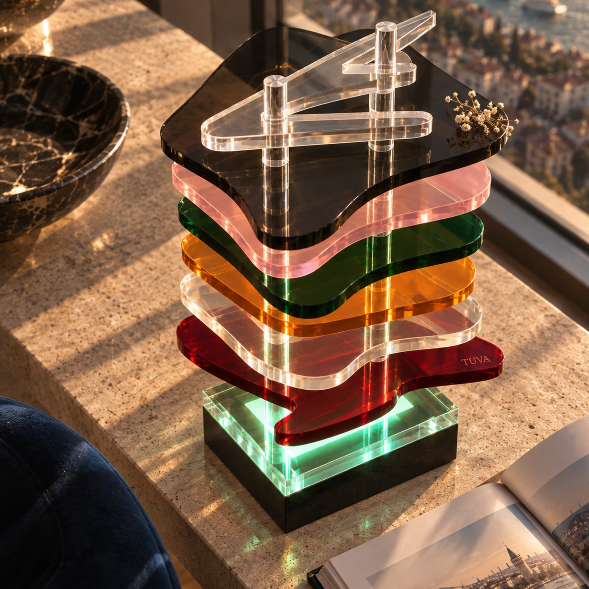 FLUX | Akrilik LED Masa Lambası 