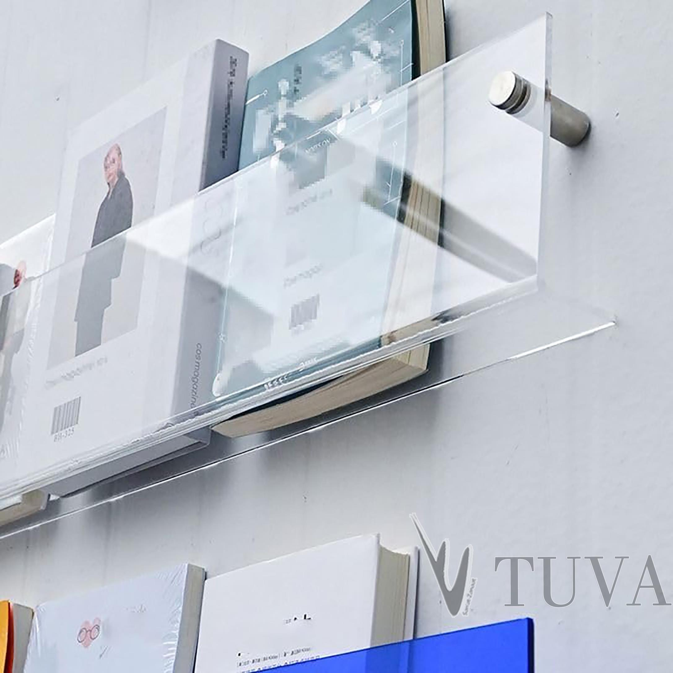 Modern & Yeni Nesil Pleksi Duvar Rafı – Minimal ve Şeffaf Tasarım | Tuva Elit Dekorasyon