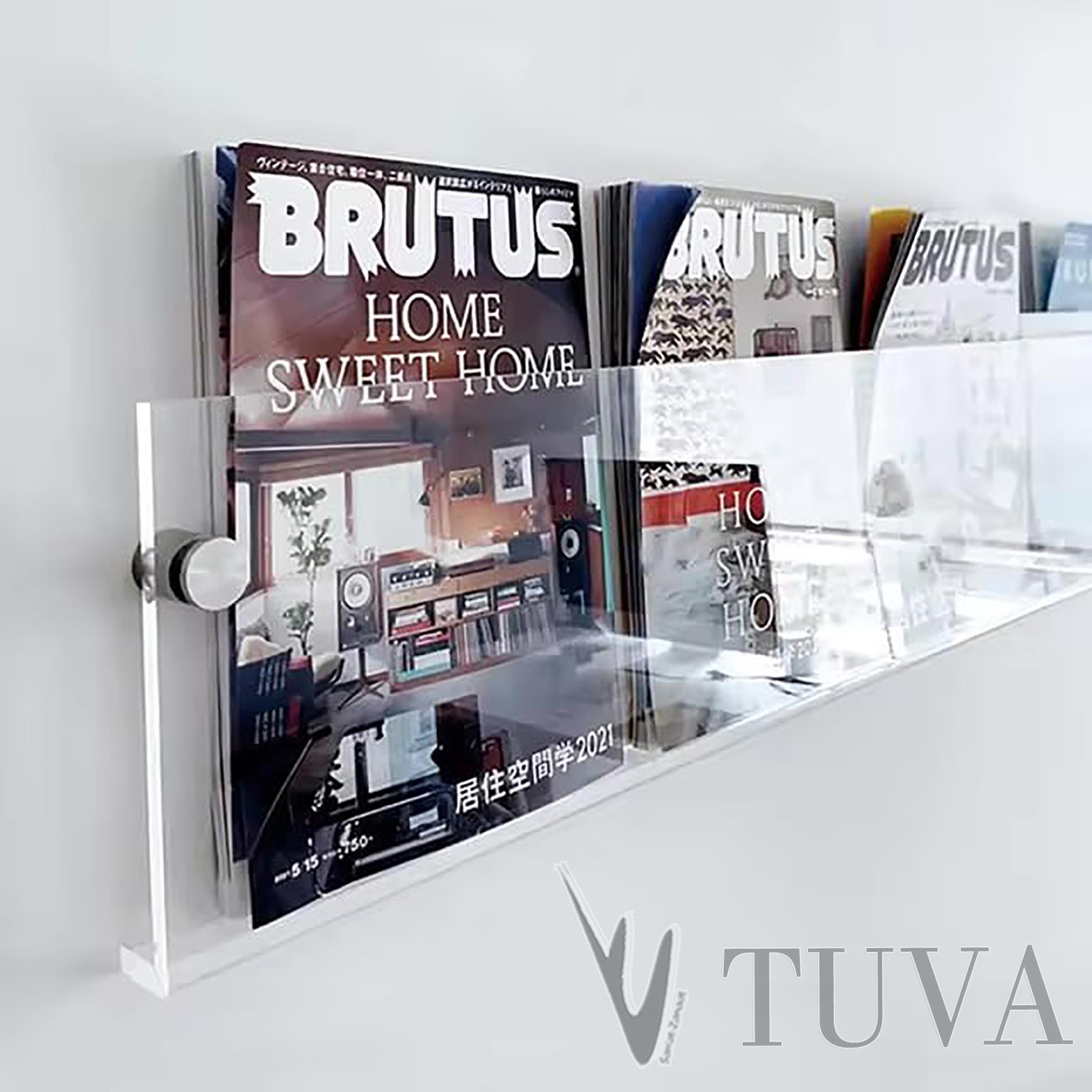 Modern & Yeni Nesil Pleksi Duvar Rafı – Minimal ve Şeffaf Tasarım | Tuva Elit Dekorasyon