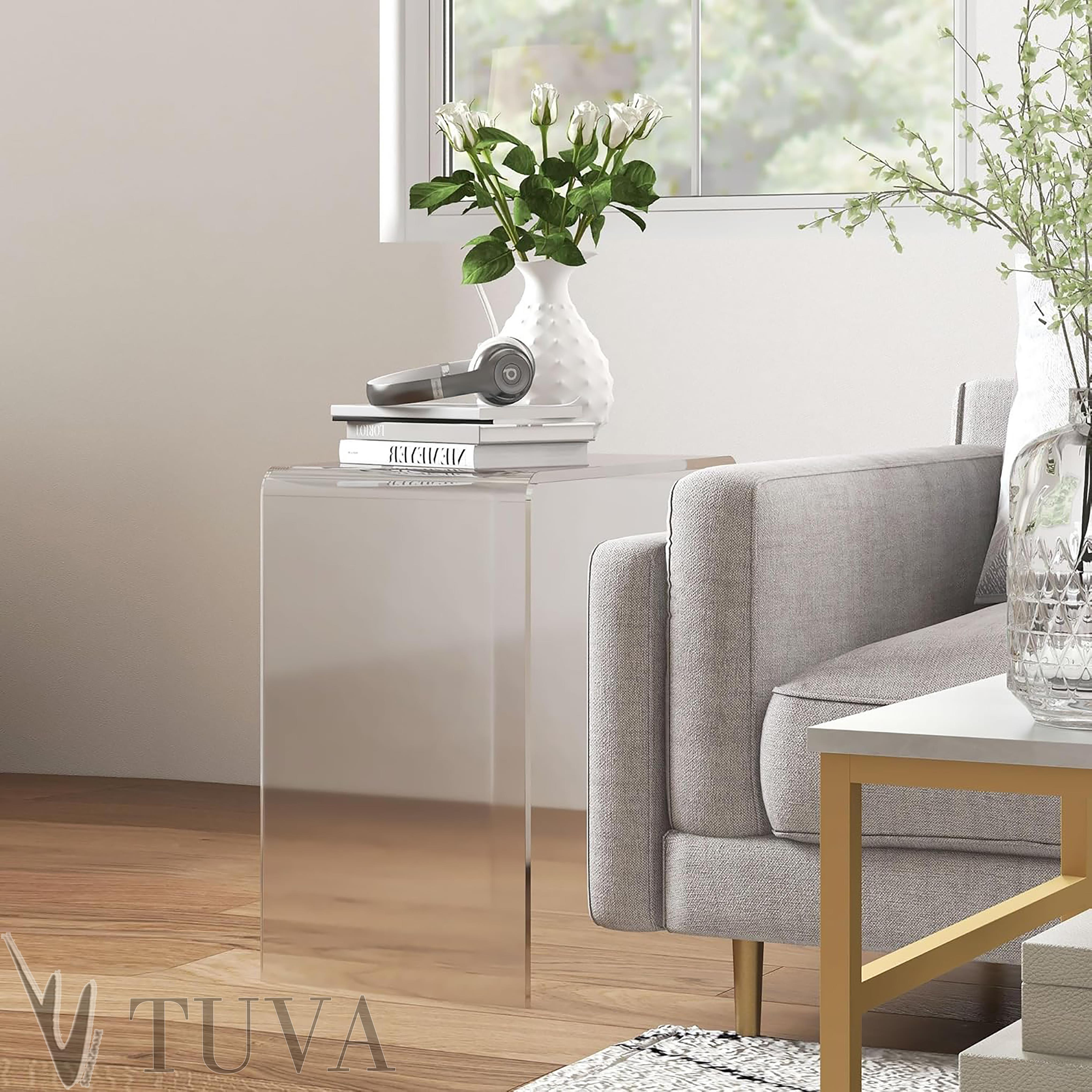 MONARCH Petité | Monoblok Pleksi Orta Sehpa | Modernizmin İkonu & Elit Tasarım | Tuva Premium Mobilya - Monarch Serisi