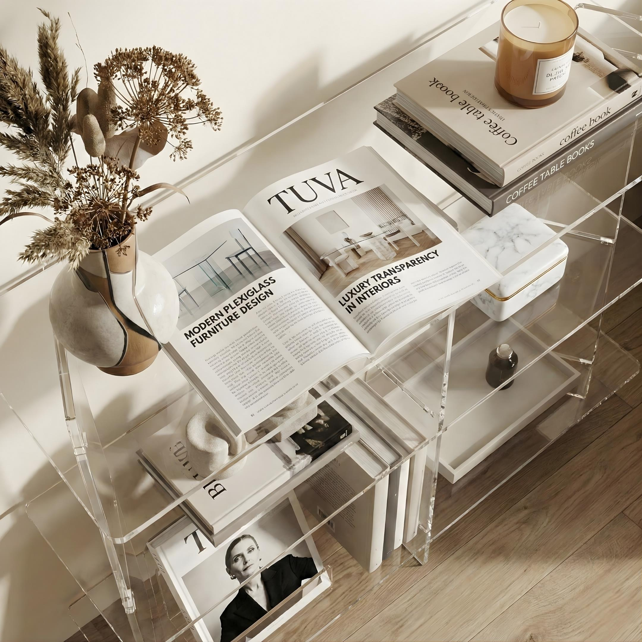 NOVA | Açık Geniş Raflı Modern Şifonyer & Komodin | Premium Tasarım | Modernitenin Yeni Çağı | Tuva Yeni Nesil Mobilya