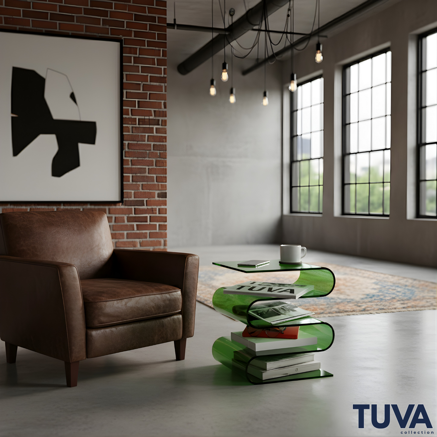 SERPENTIS | Büküm Sanatıyla Şekillenen 5 Yüzeyli Modern Sehpa | Tek Parça Tasarım Harikası | Tuva Premium Mobilya