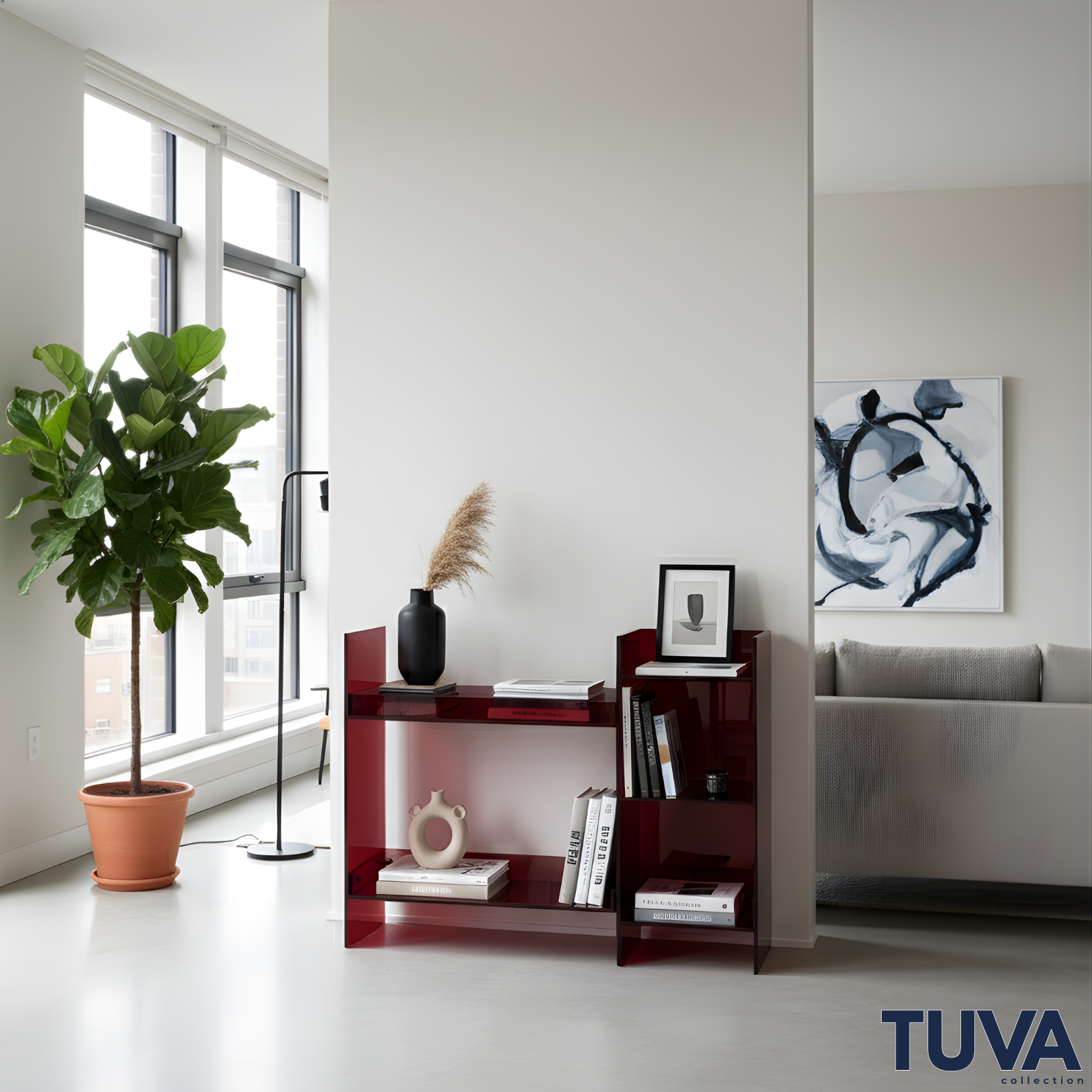 STRATA | Modern 5 Raflı Komodin & Şifonyer | Çok Katlı Elit Raf Sistemi | Tuva Yeni Nesil Mobilya