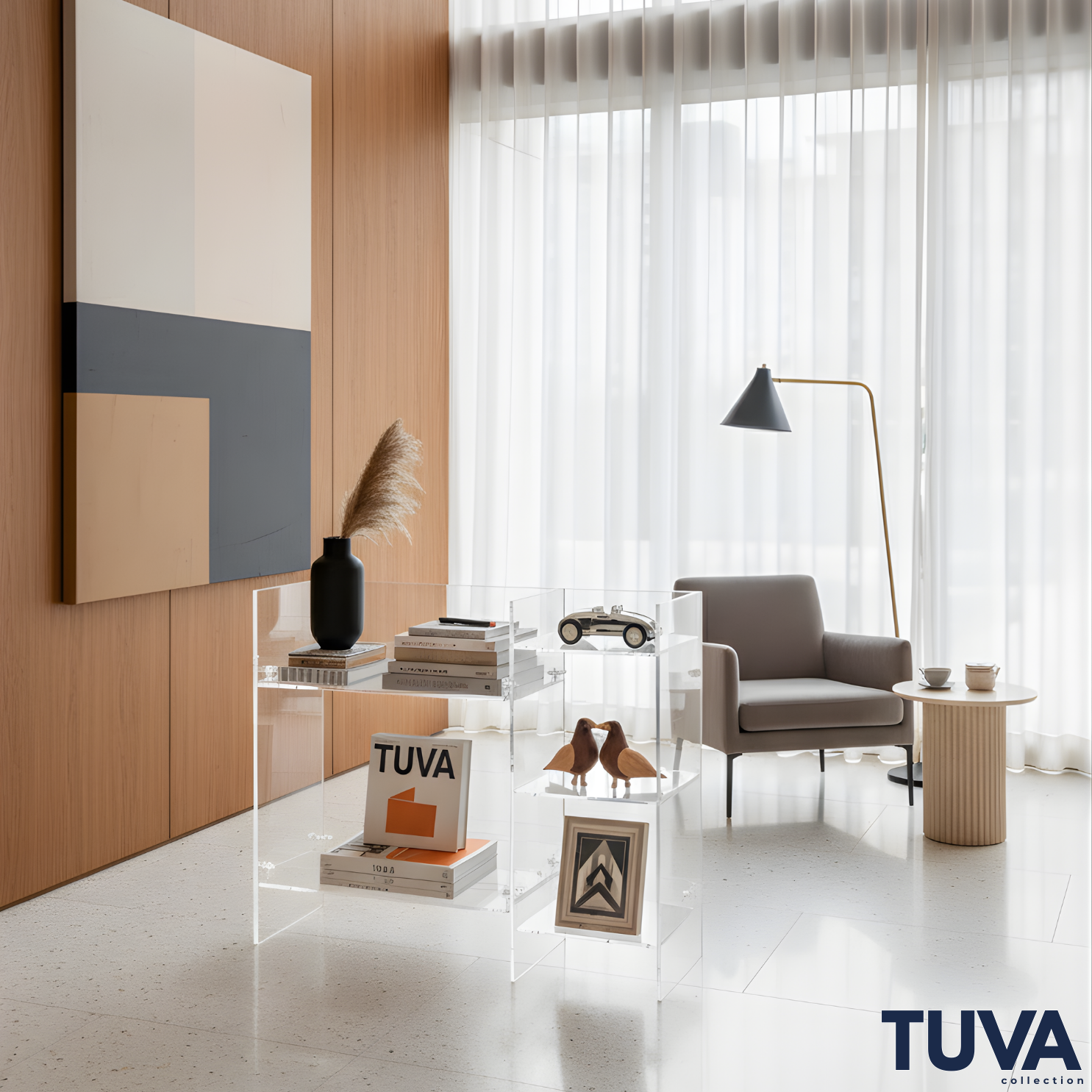 STRATA | Modern 5 Raflı Komodin & Şifonyer | Çok Katlı Elit Raf Sistemi | Tuva Yeni Nesil Mobilya