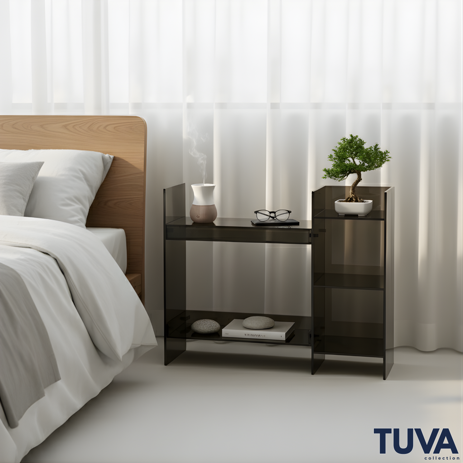 STRATA | Modern 5 Raflı Komodin & Şifonyer | Çok Katlı Elit Raf Sistemi | Tuva Yeni Nesil Mobilya