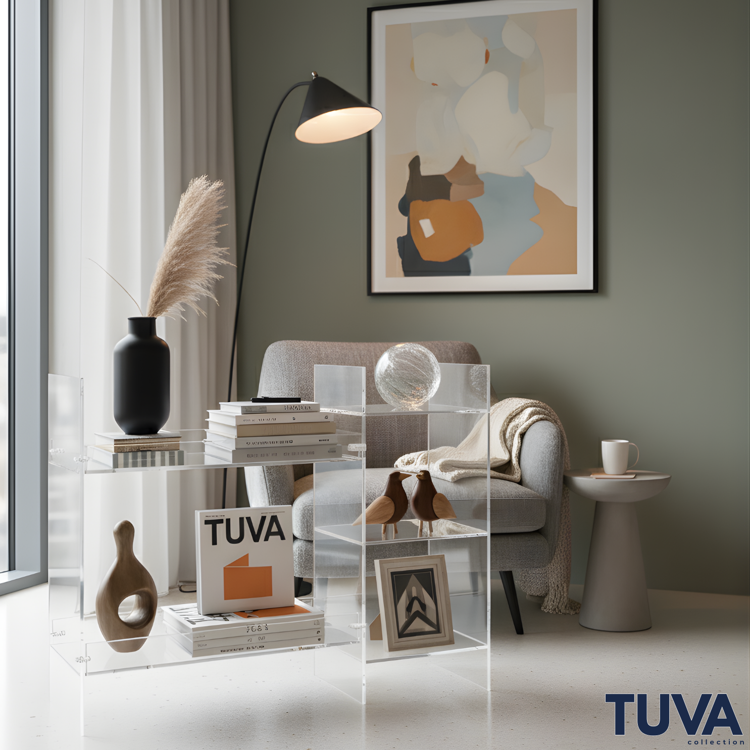 STRATA | Modern 5 Raflı Komodin & Şifonyer | Çok Katlı Elit Raf Sistemi | Tuva Yeni Nesil Mobilya