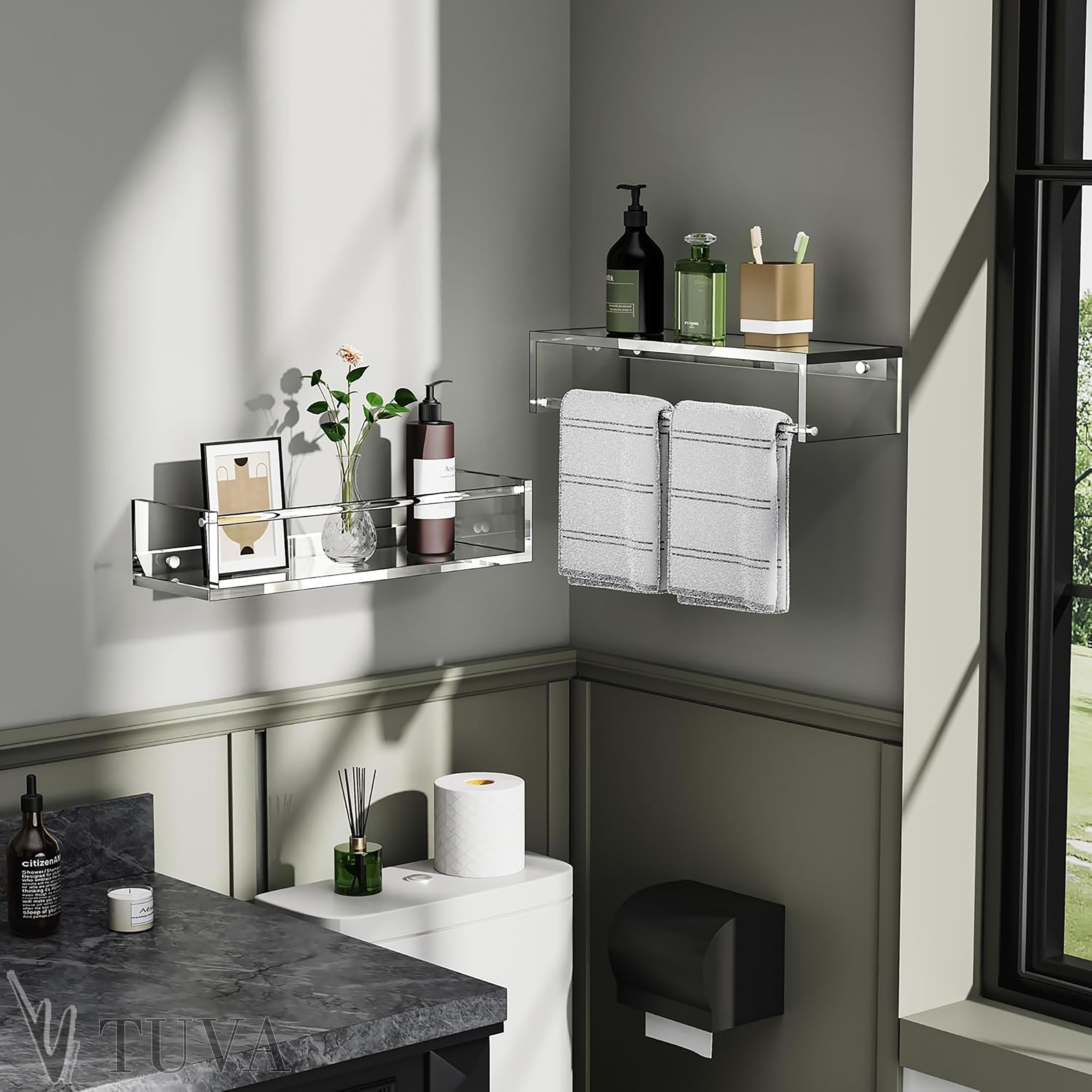 Tuva FLEXWALL | Modern Çubuklu Duvar Raf & Organizer | Banyo ve Ev İçin Çok Fonksiyonlu | Tuva Yeni Nesil Dekorasyon
