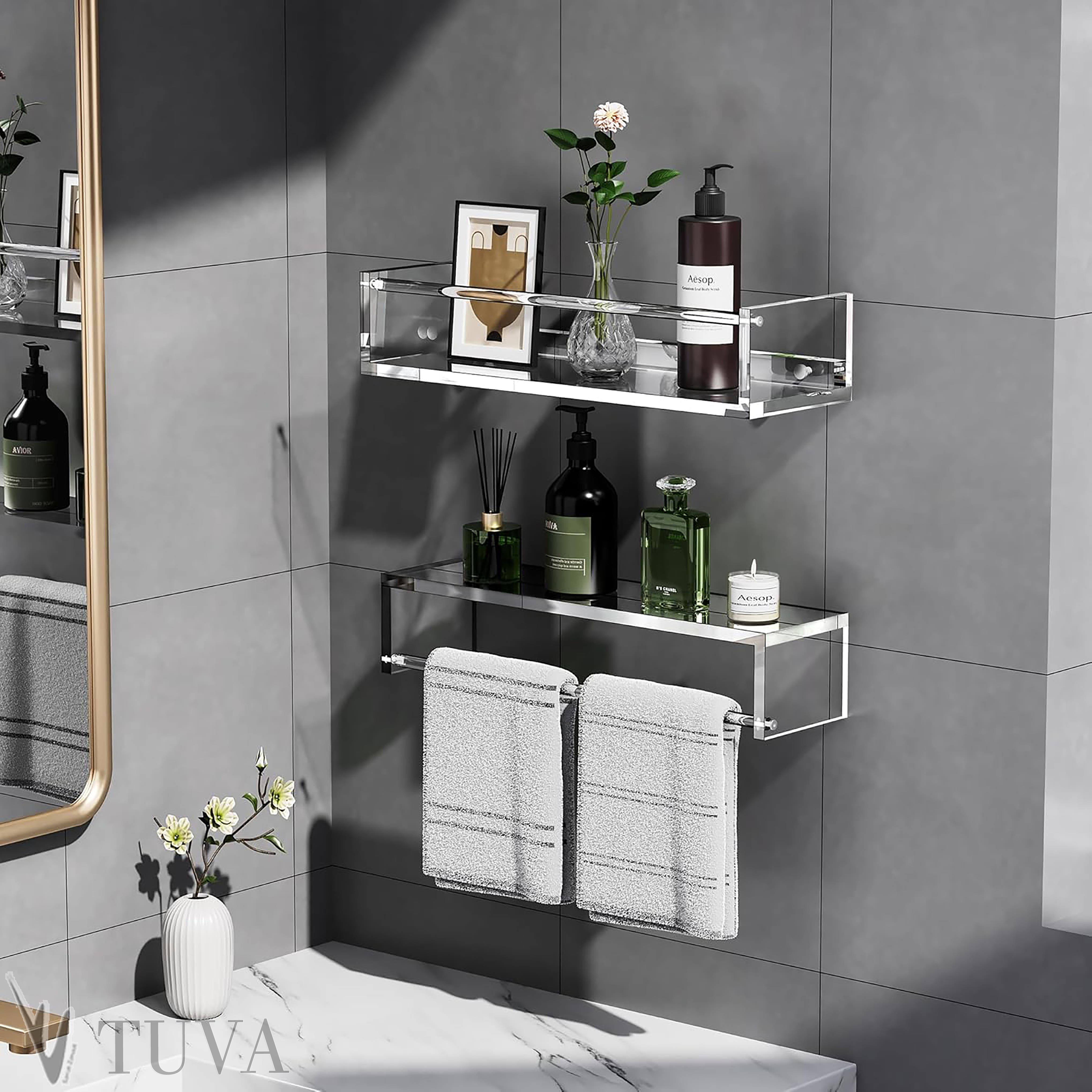 Tuva FLEXWALL | Modern Çubuklu Duvar Raf & Organizer | Banyo ve Ev İçin Çok Fonksiyonlu | Tuva Yeni Nesil Dekorasyon