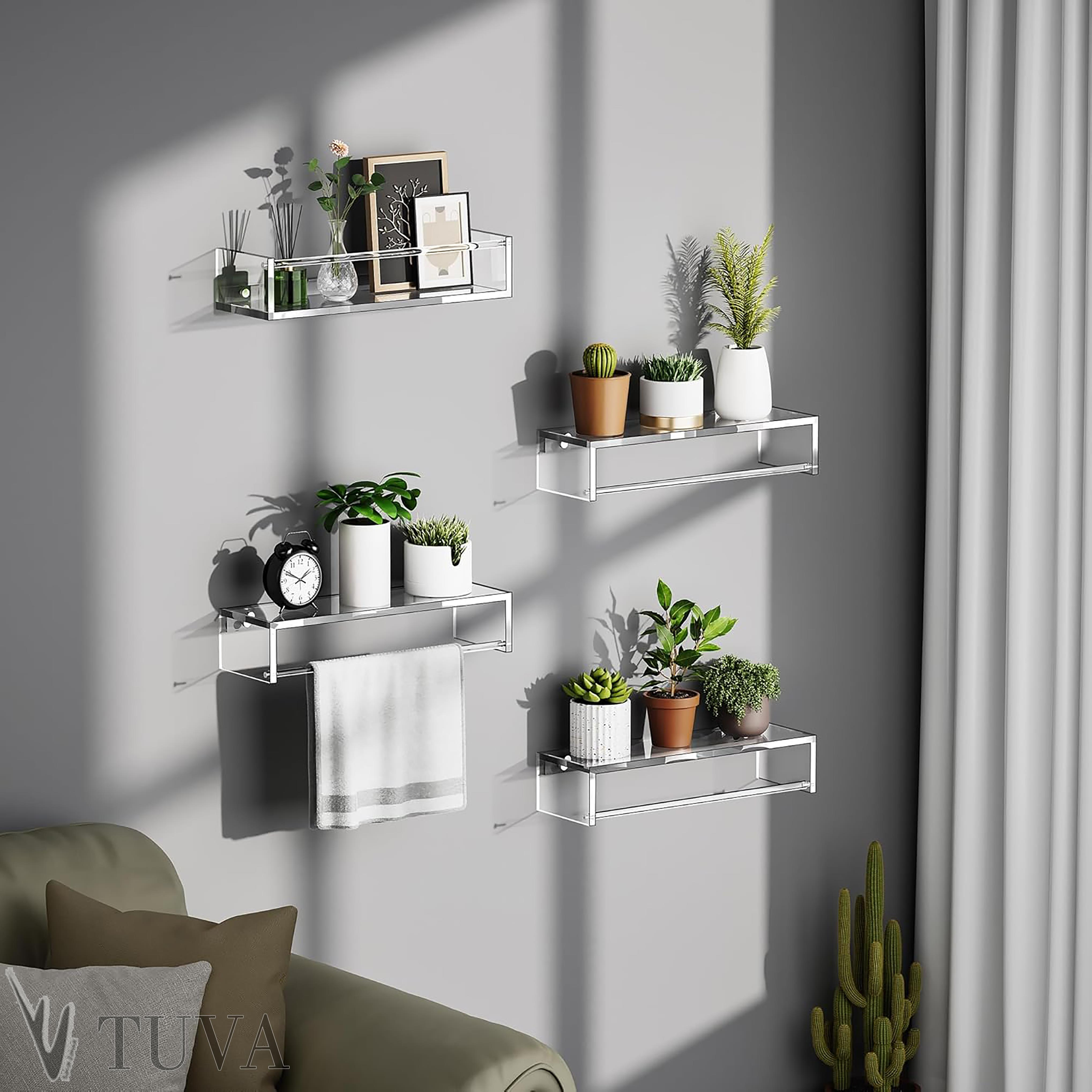 Tuva FLEXWALL | Modern Çubuklu Duvar Raf & Organizer | Banyo ve Ev İçin Çok Fonksiyonlu | Tuva Yeni Nesil Dekorasyon