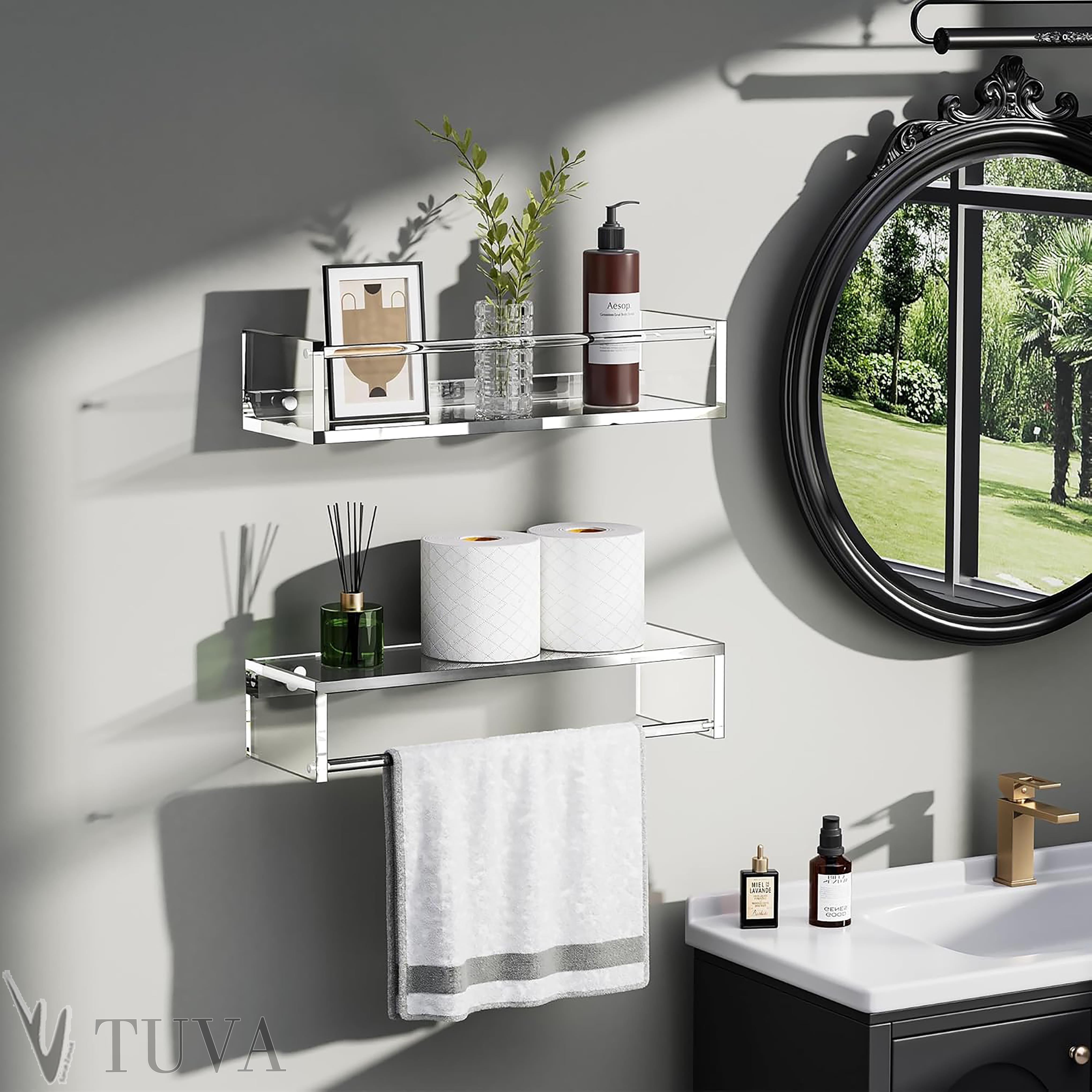 Tuva FLEXWALL | Modern Çubuklu Duvar Raf & Organizer | Banyo ve Ev İçin Çok Fonksiyonlu | Tuva Yeni Nesil Dekorasyon