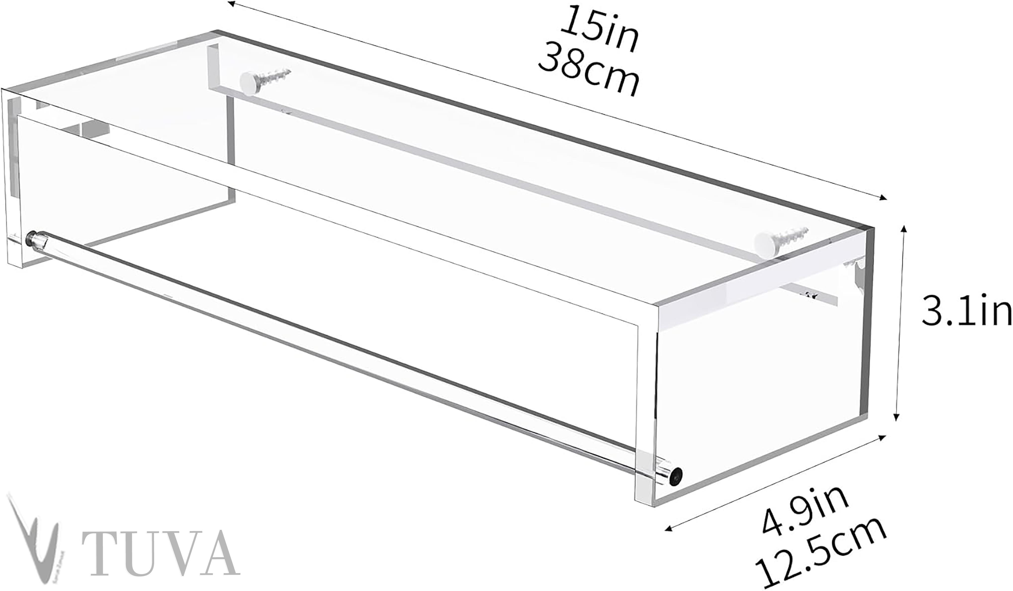 Tuva FLEXWALL | Modern Çubuklu Duvar Raf & Organizer | Banyo ve Ev İçin Çok Fonksiyonlu | Tuva Yeni Nesil Dekorasyon