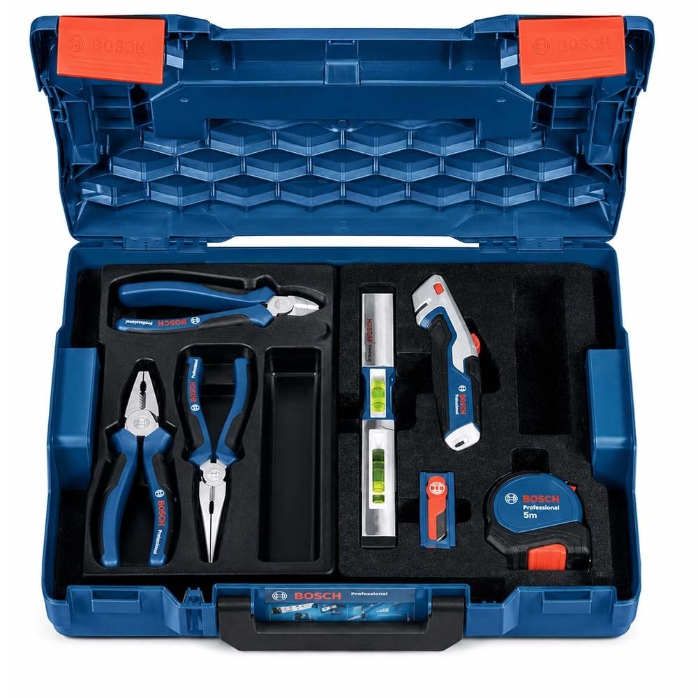 BOSCH 0615990N2S Dolu Takım Çantası - Pense ve El Aleti Seti 16 Parça