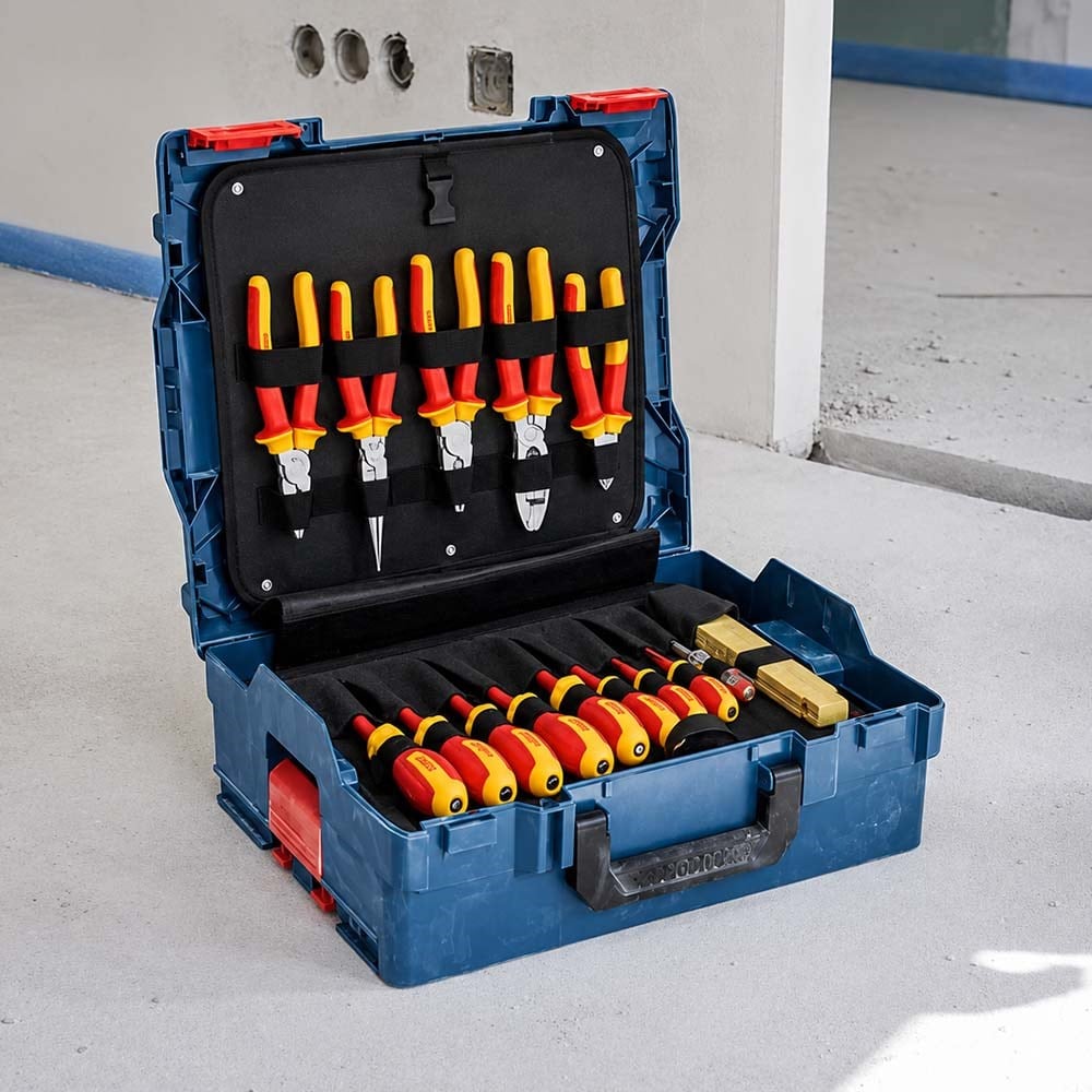 BOSCH 1600A02NG4 Dolu Takım Çantası - El Aleti Seti Profesyonel 37 Parça