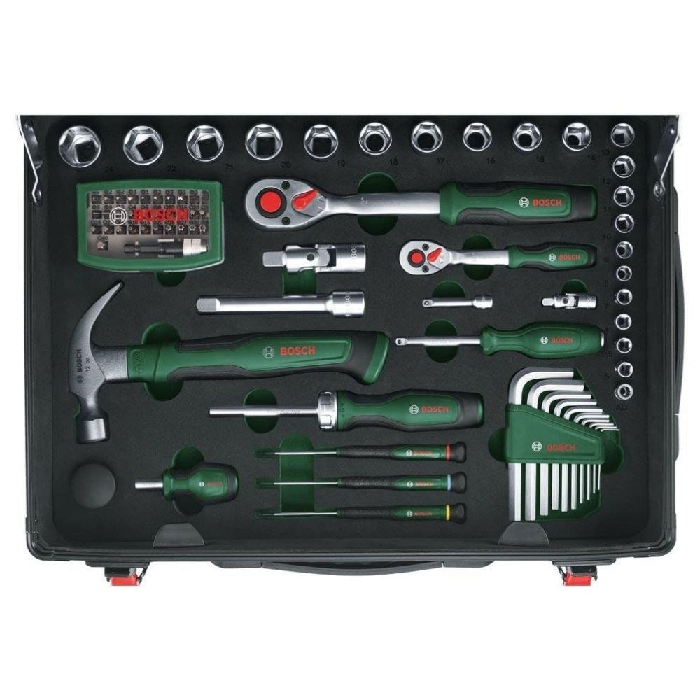 BOSCH 1600A02ZB4 Tekerlekli Alet Çantası Seti Profesyonel 119 Parça