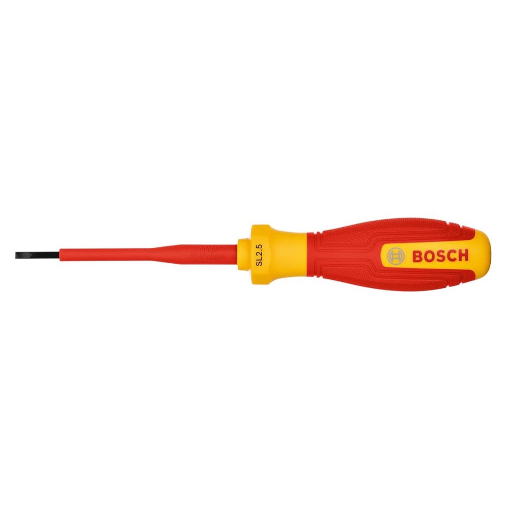 BOSCH Düz Uçlu Tornavida Izoleli PRO VDE 2.5 x 75 mm