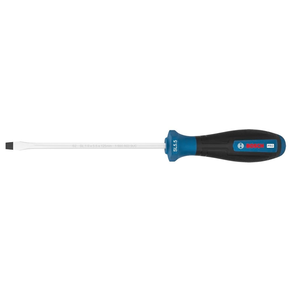 BOSCH Düz Uçlu Tornavida Pro SL 1.0 x 5.5 x 125 mm