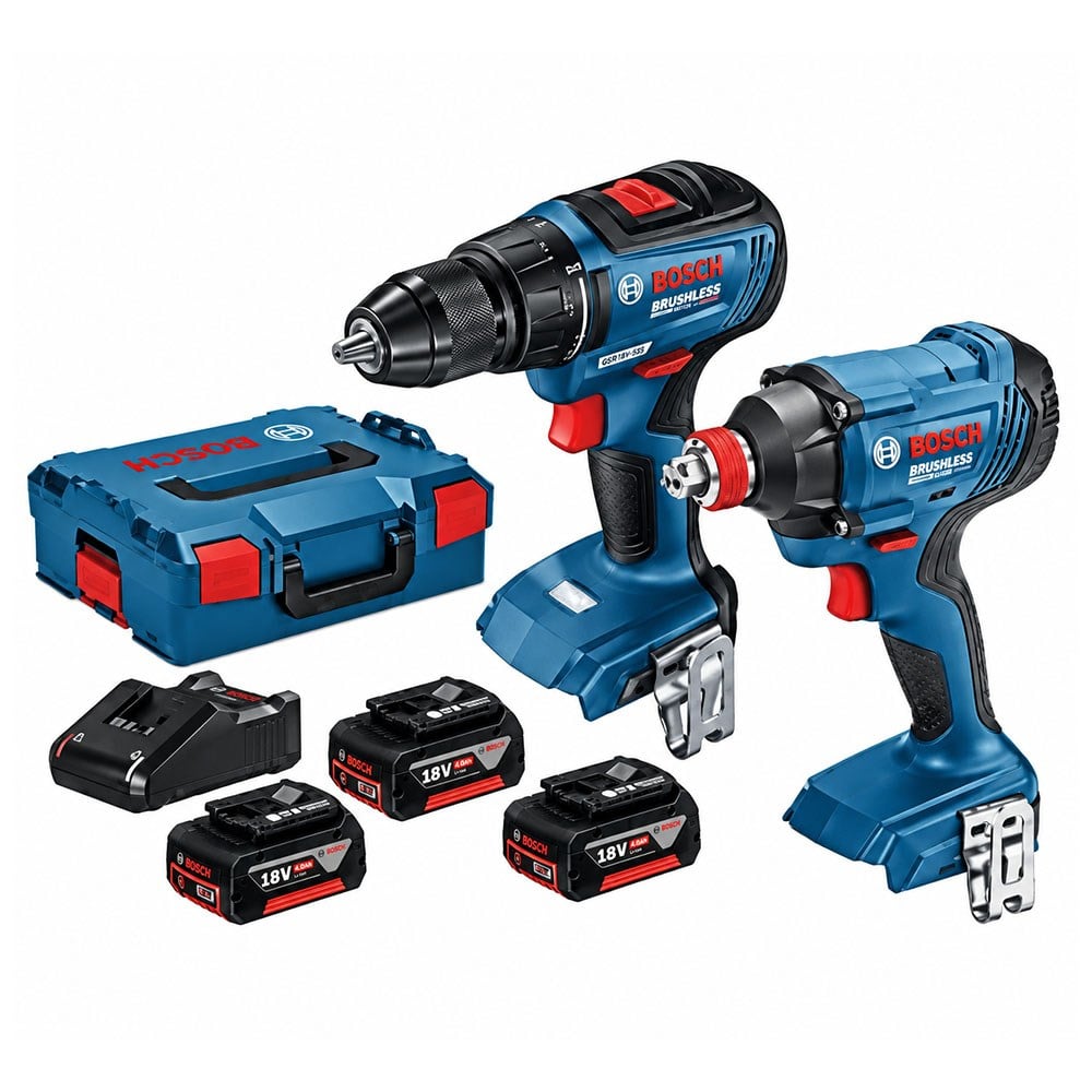 BOSCH GDX 180 Li - GSR 18V-50 - 5 Ah 3 Akülü Darbeli Somun Sıkma Makinesi