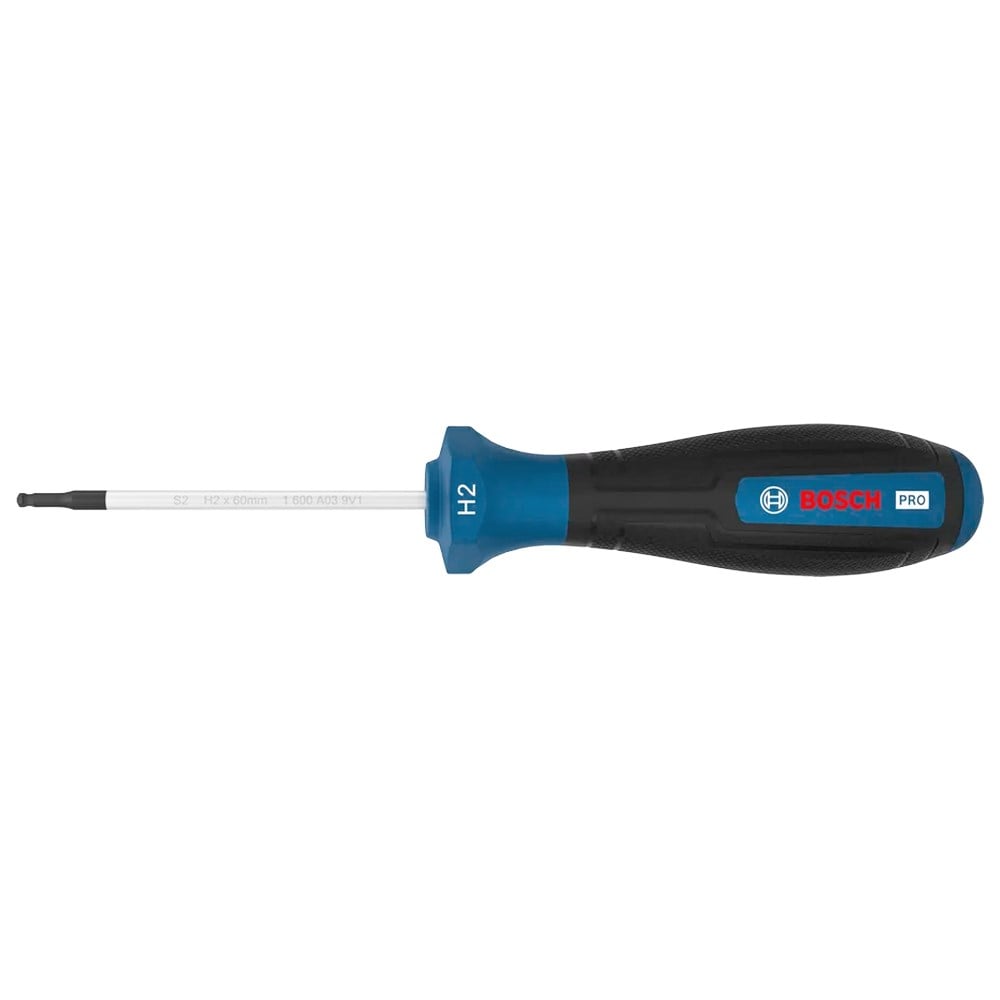 BOSCH H2 Allen Uçlu Tornavida 60 mm
