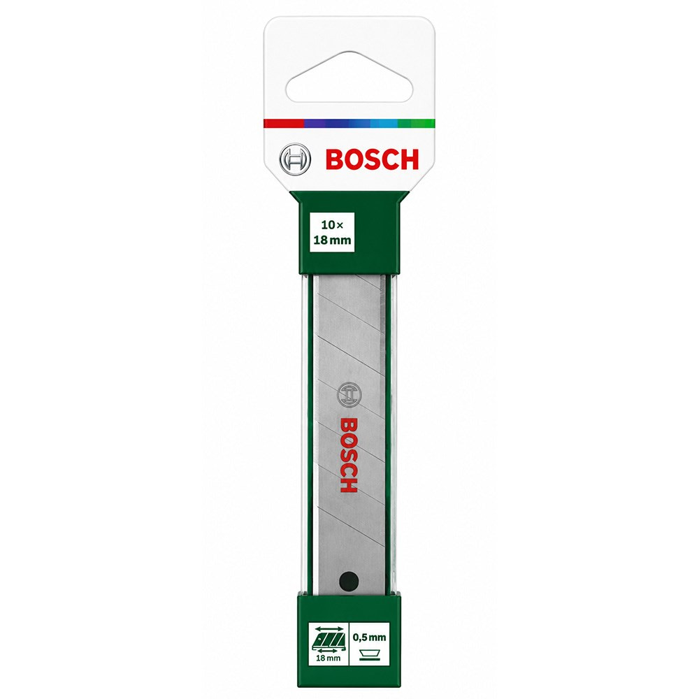 BOSCH Maket Bıçağı Yedek Bıçak 18 mm 10 Parça