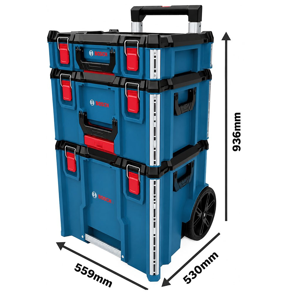 BOSCH Profesyonel Tekerlekli Modüler Takım Çantası L-BOXX