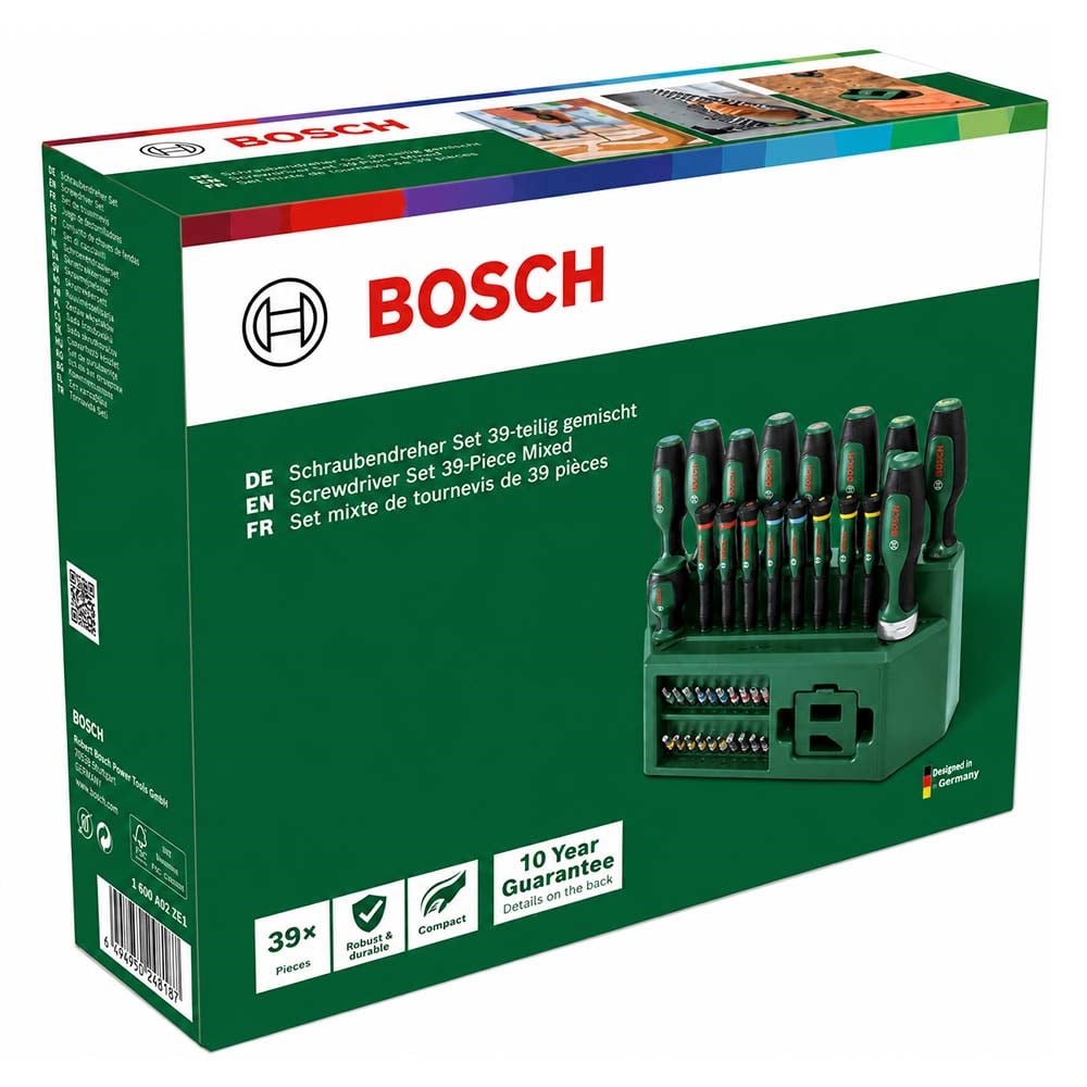 BOSCH T Saplı Cırcırlı Tornavida Seti 22 Parça