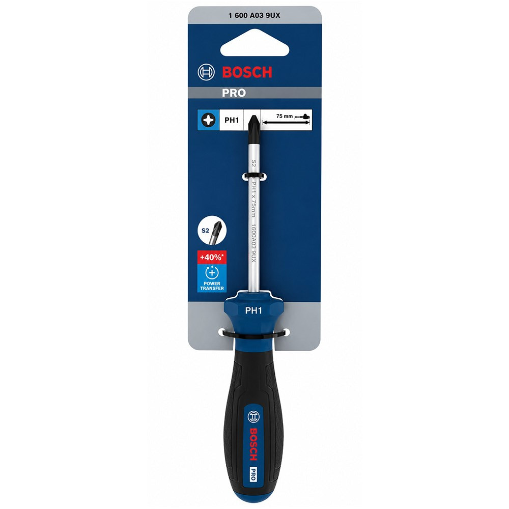 BOSCH Yıldız Uçlu Tornavida Pro PH1 x 75 mm