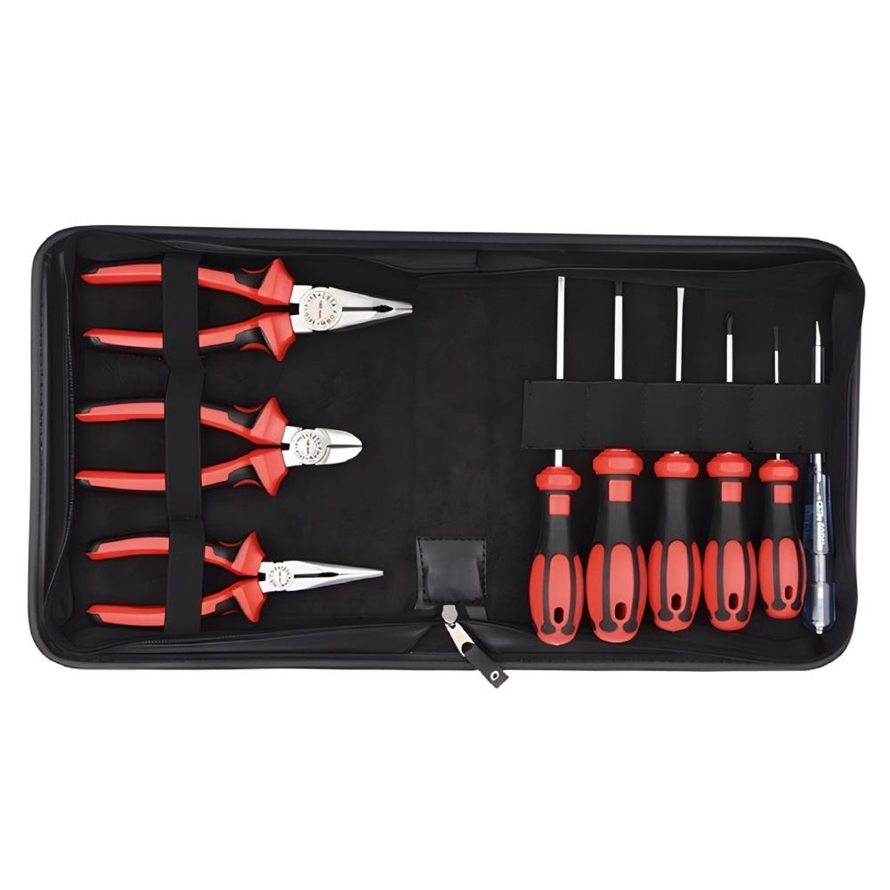 CETA FORM Pense Tornavida Seti Deri Çantalı PH 9 Parça