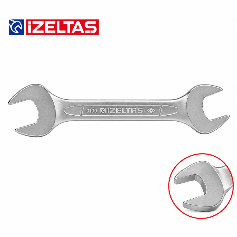 IZELTAS Çatal İki Ağız Anahtar Uzun 12 x 13 mm